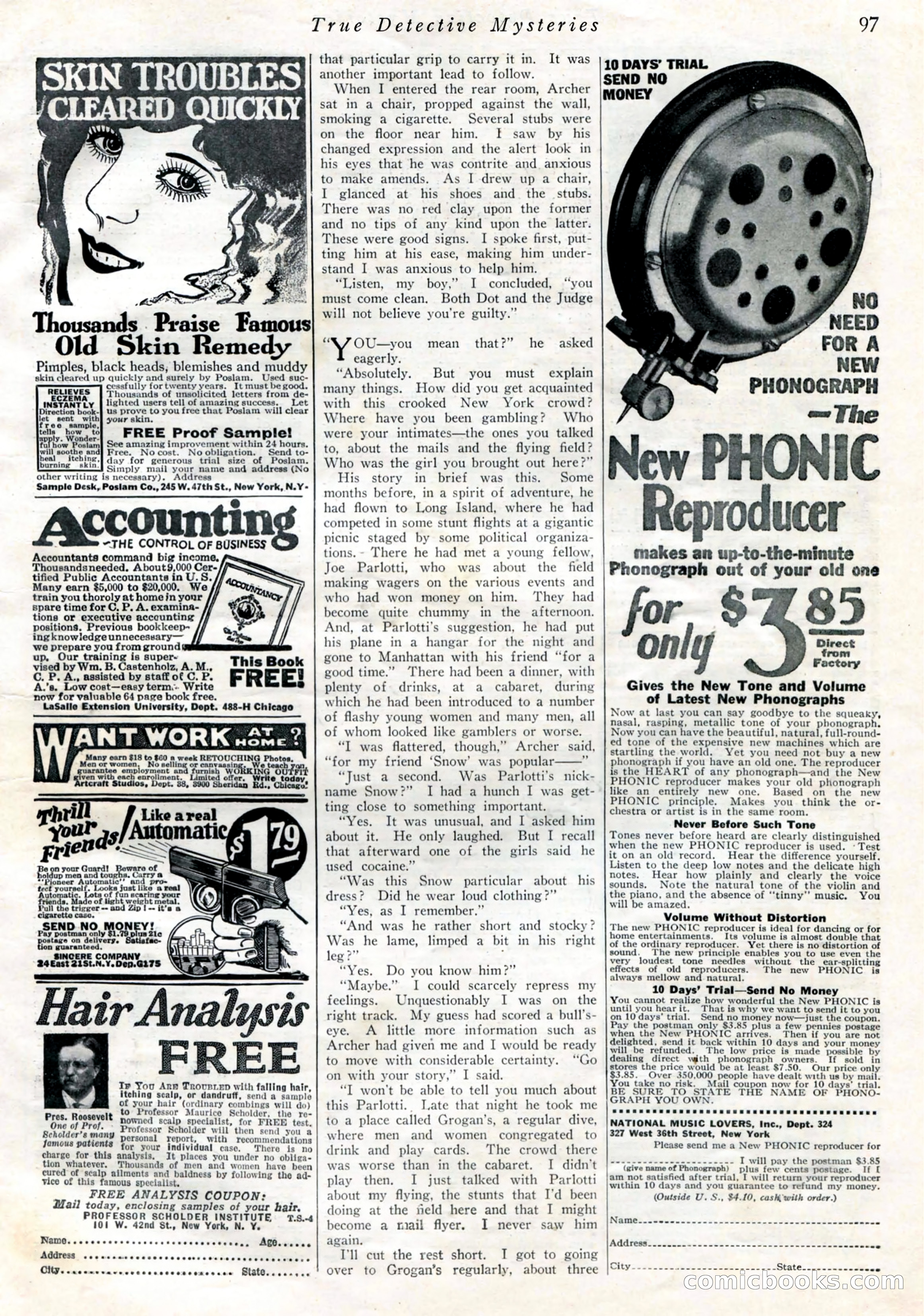 True Detective Mysteries, April 1927 — page 99 of 124