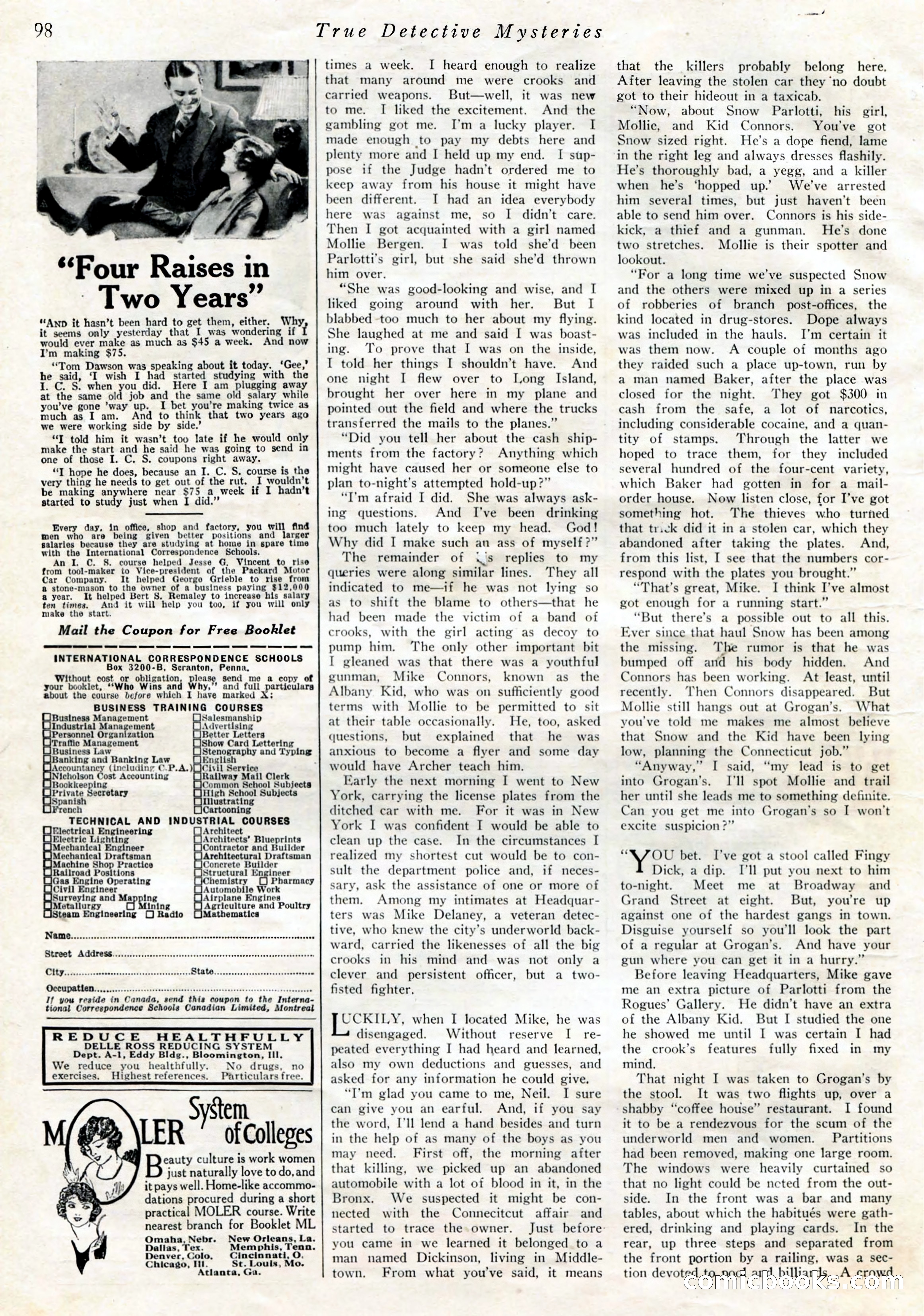 True Detective Mysteries, April 1927 — page 100 of 124