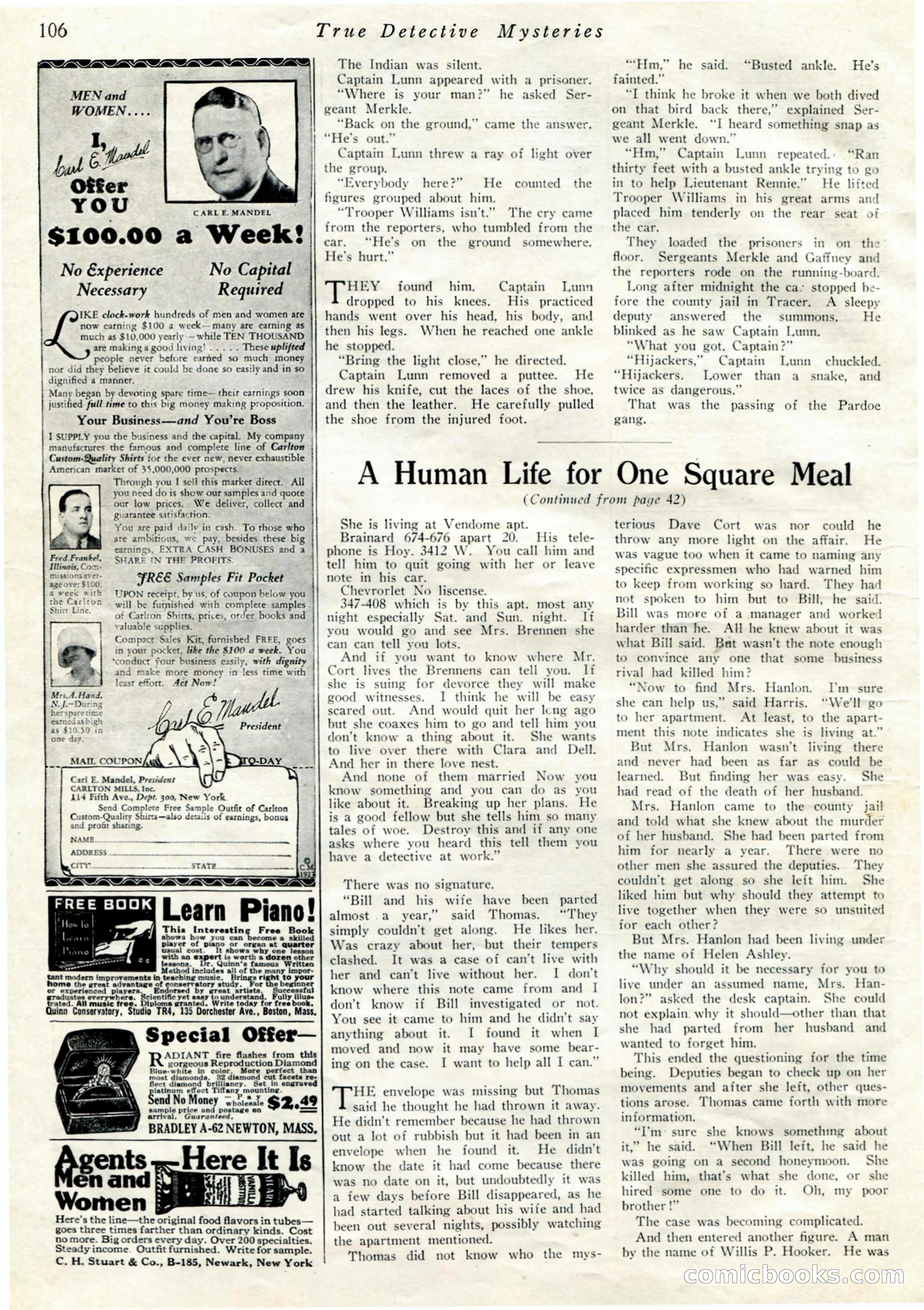 True Detective Mysteries, April 1927 — page 108 of 124