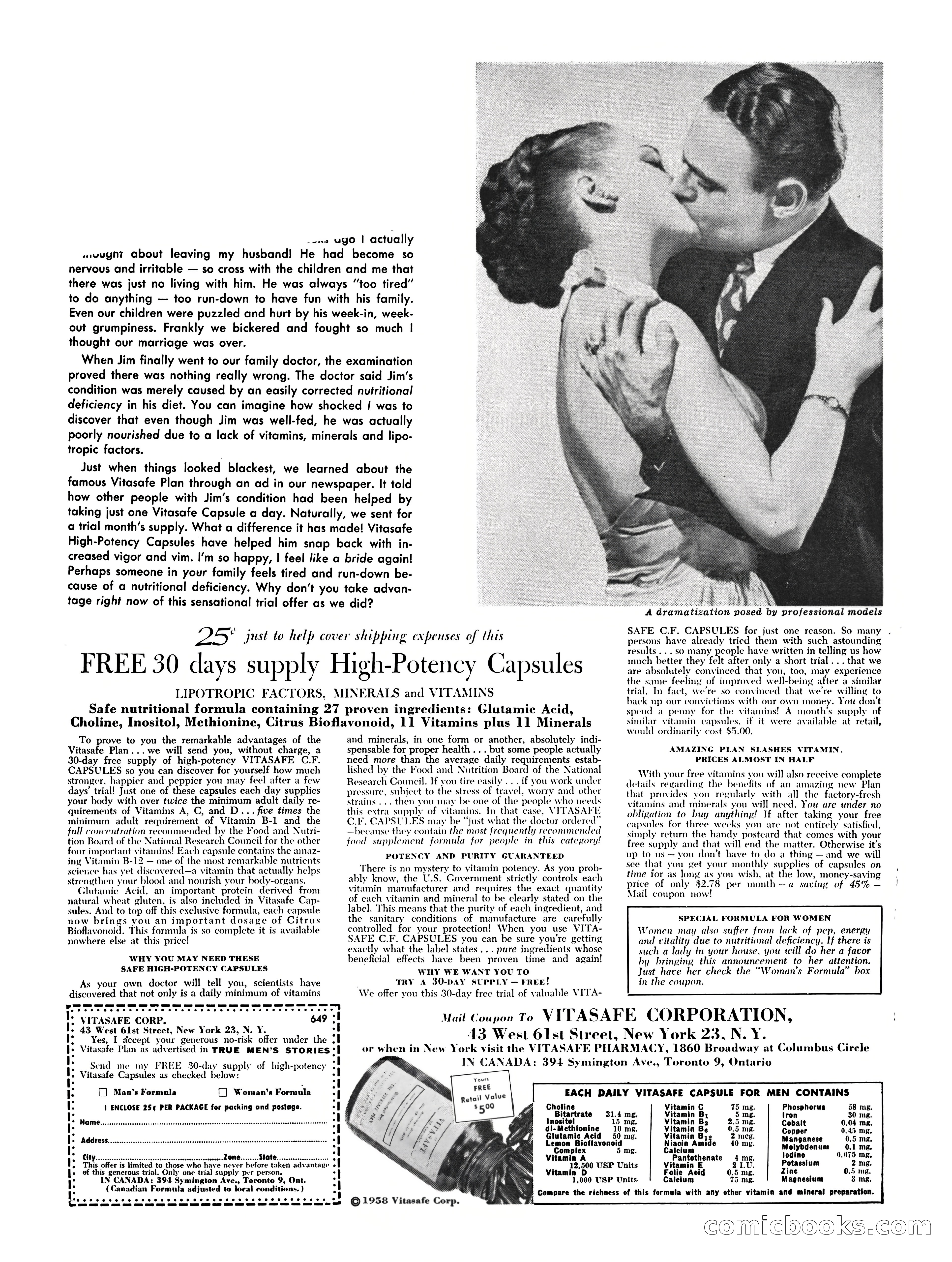 True Men Stories, December 1958 — page 2 of 76
