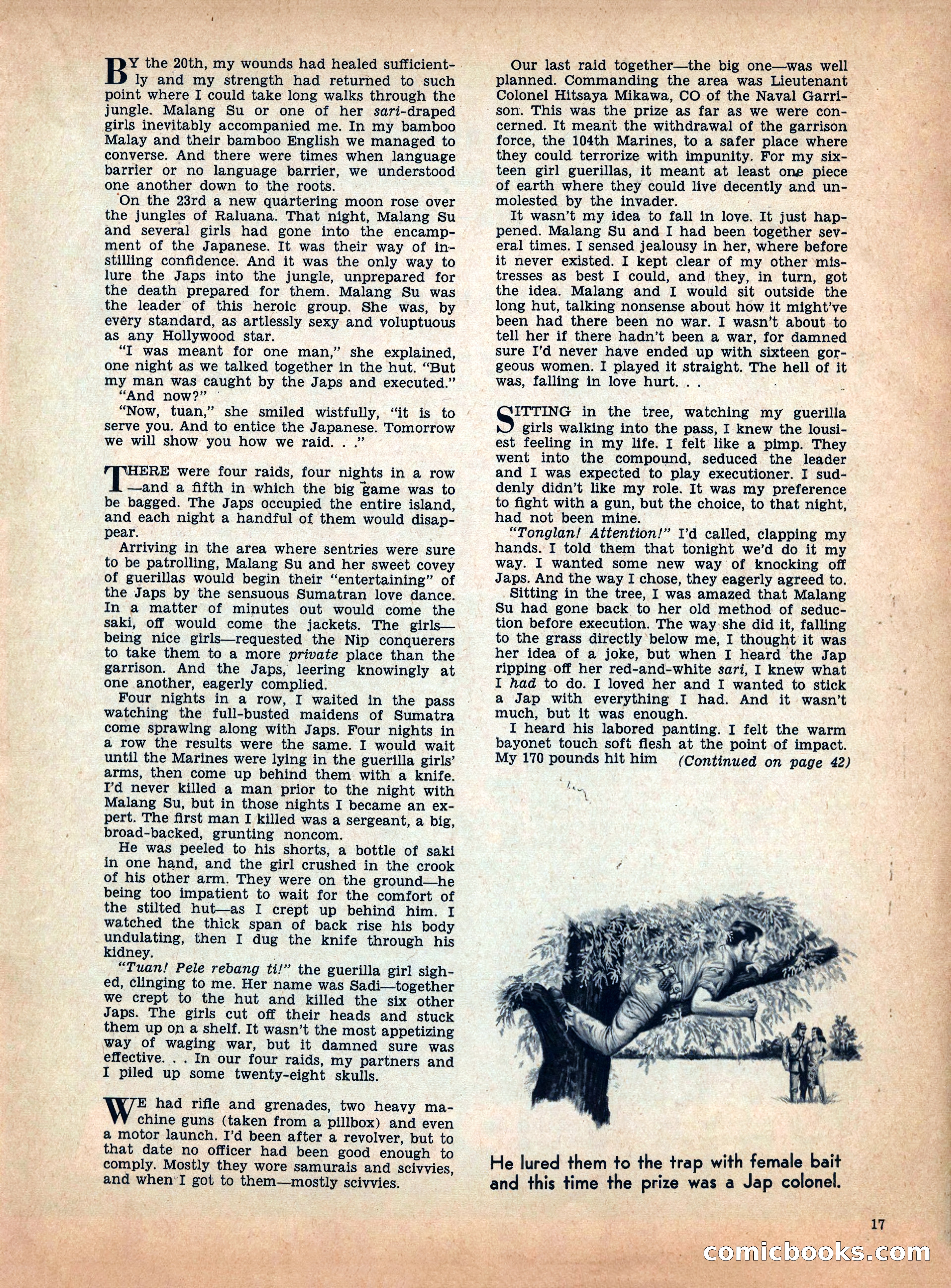 True Men Stories, December 1958 — page 17 of 76