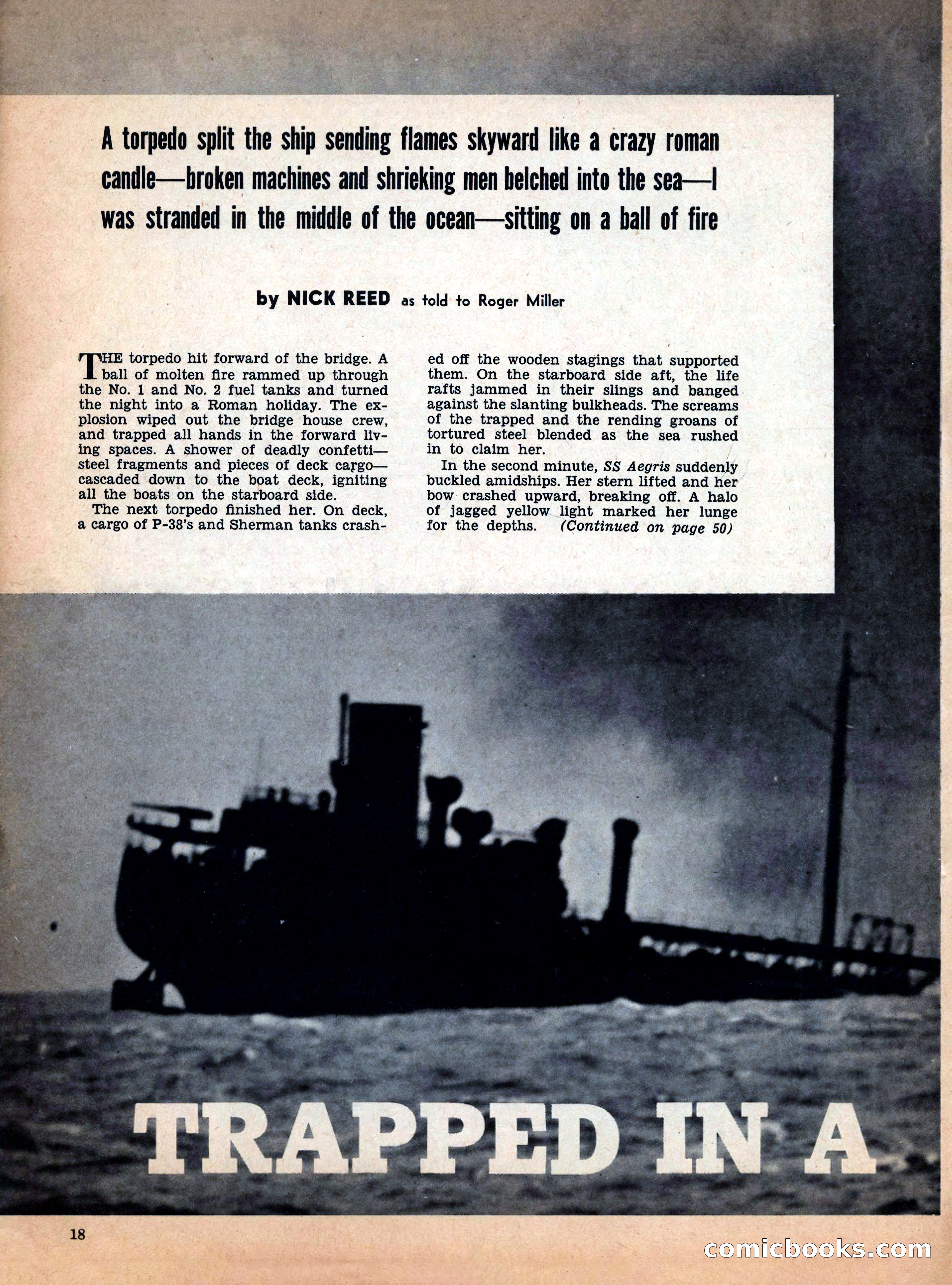 True Men Stories, December 1958 — page 18 of 76