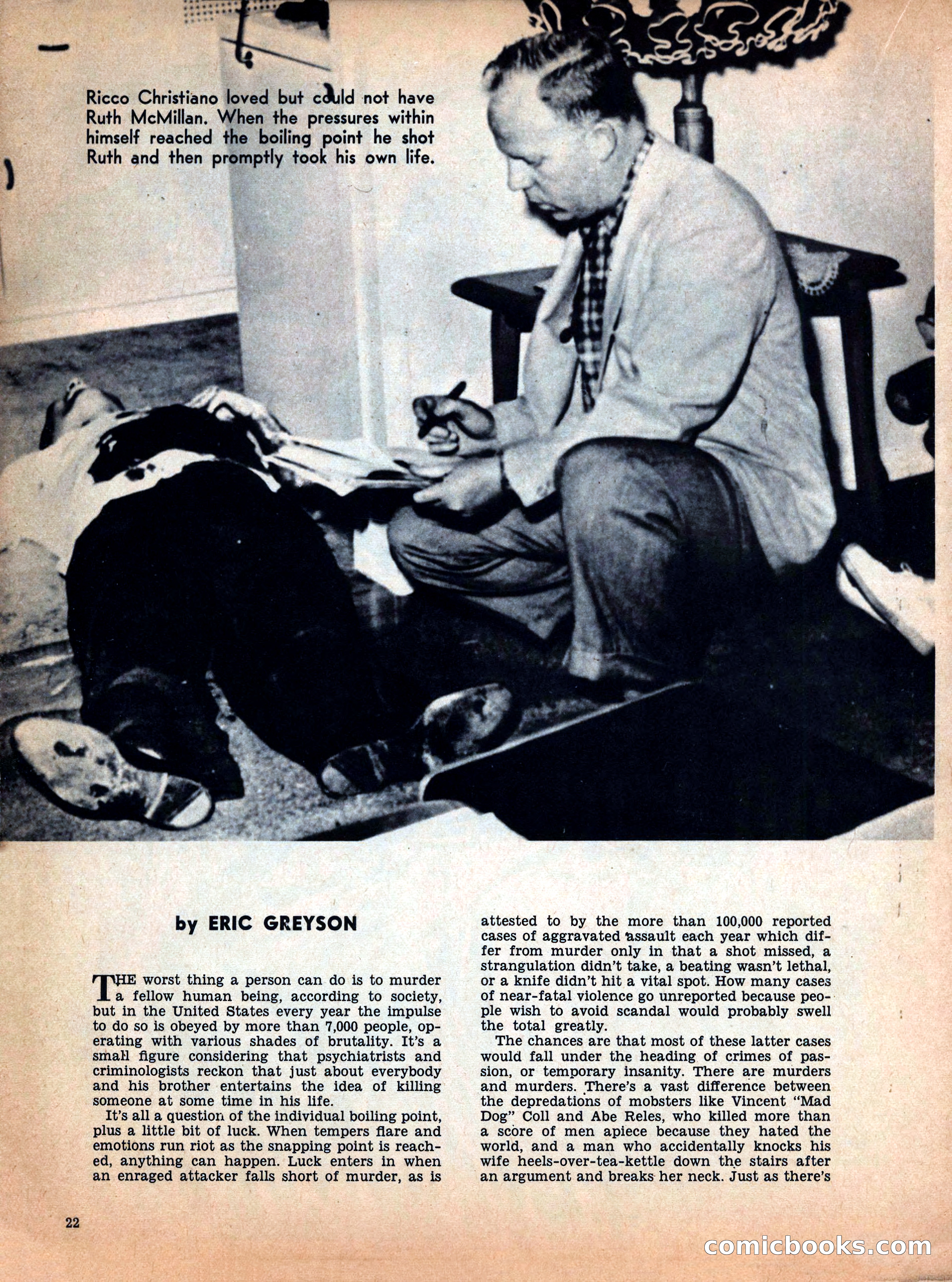 True Men Stories, December 1958 — page 22 of 76