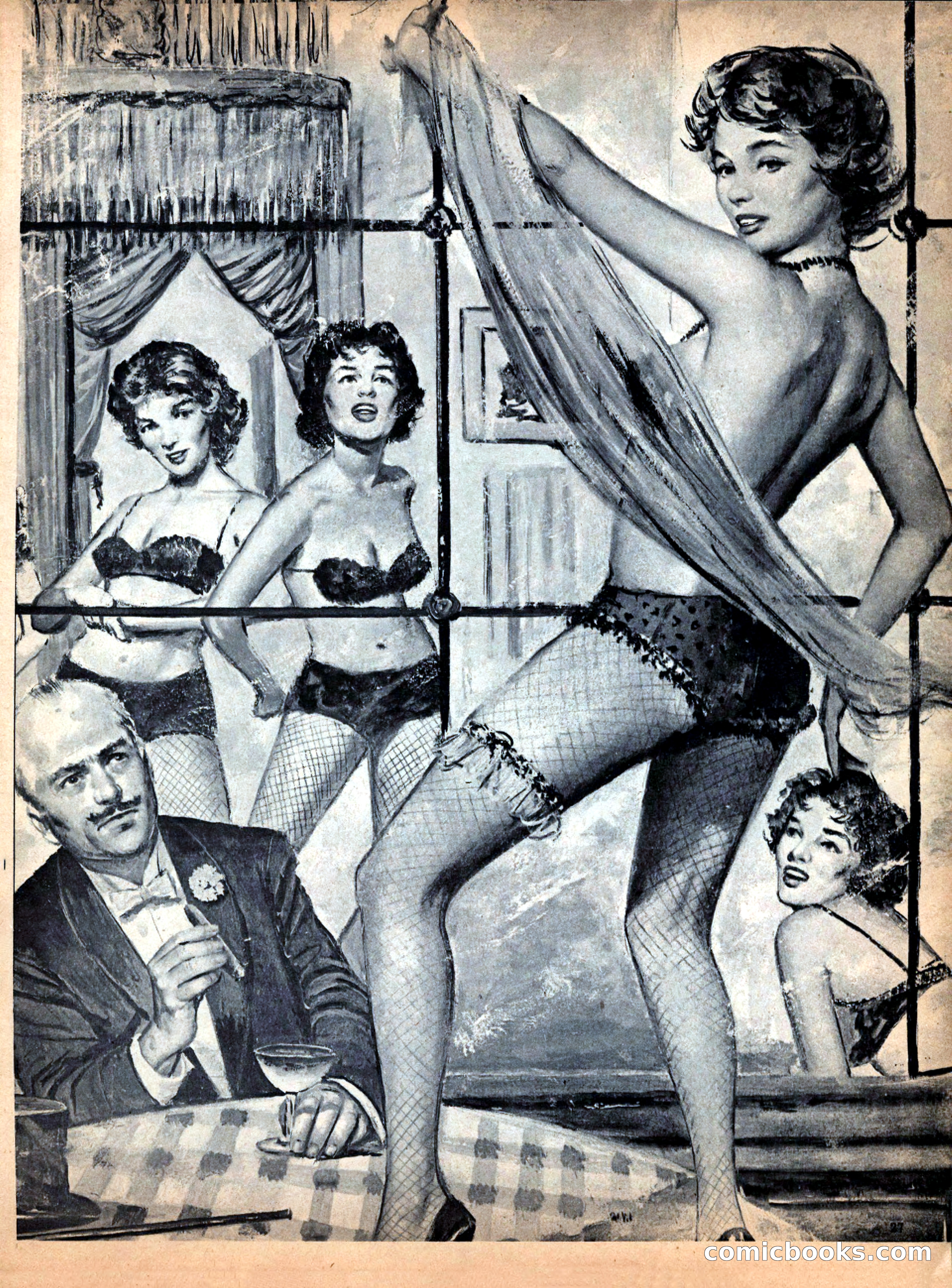True Men Stories, December 1958 — page 27 of 76