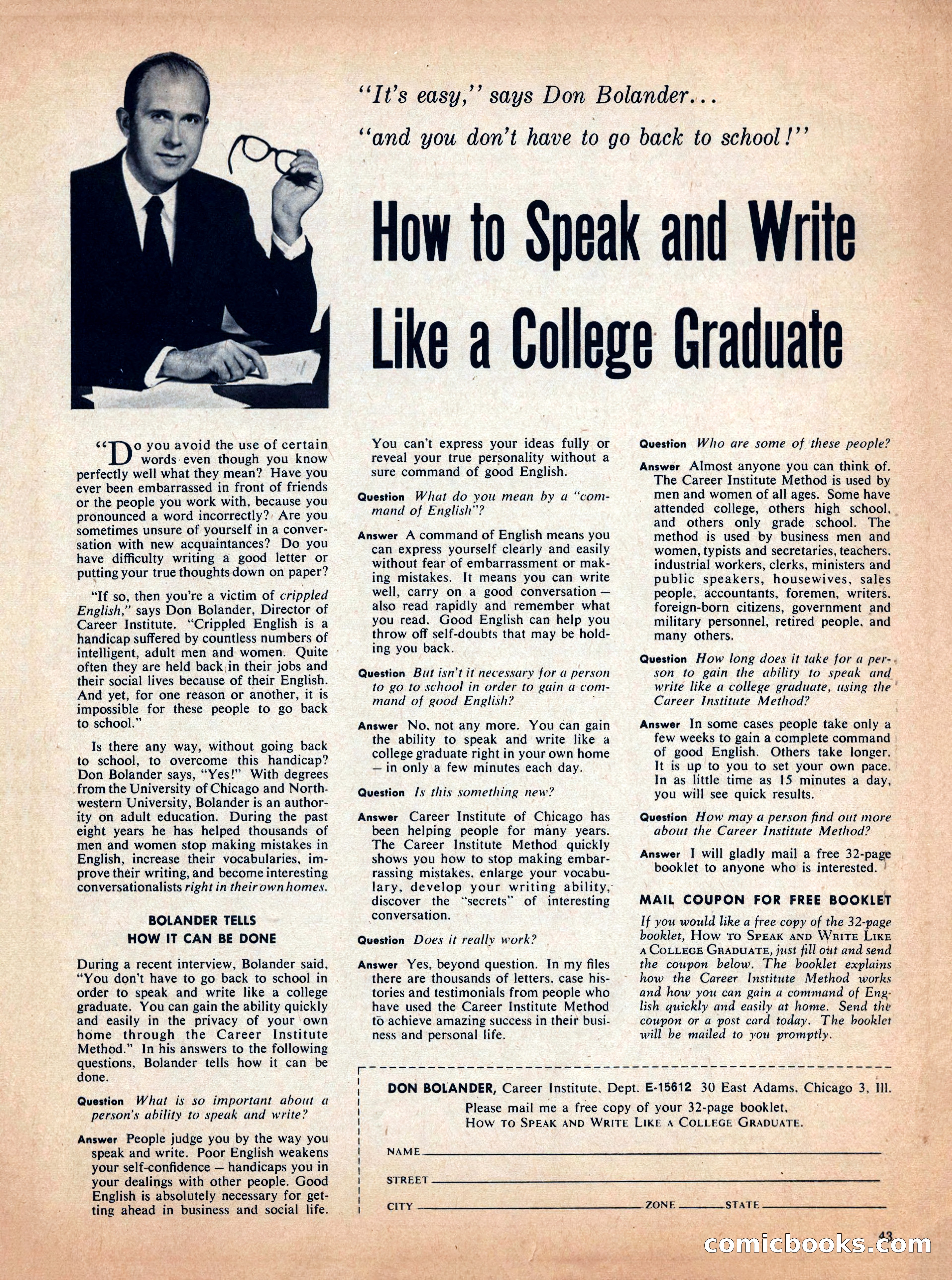 True Men Stories, December 1958 — page 43 of 76