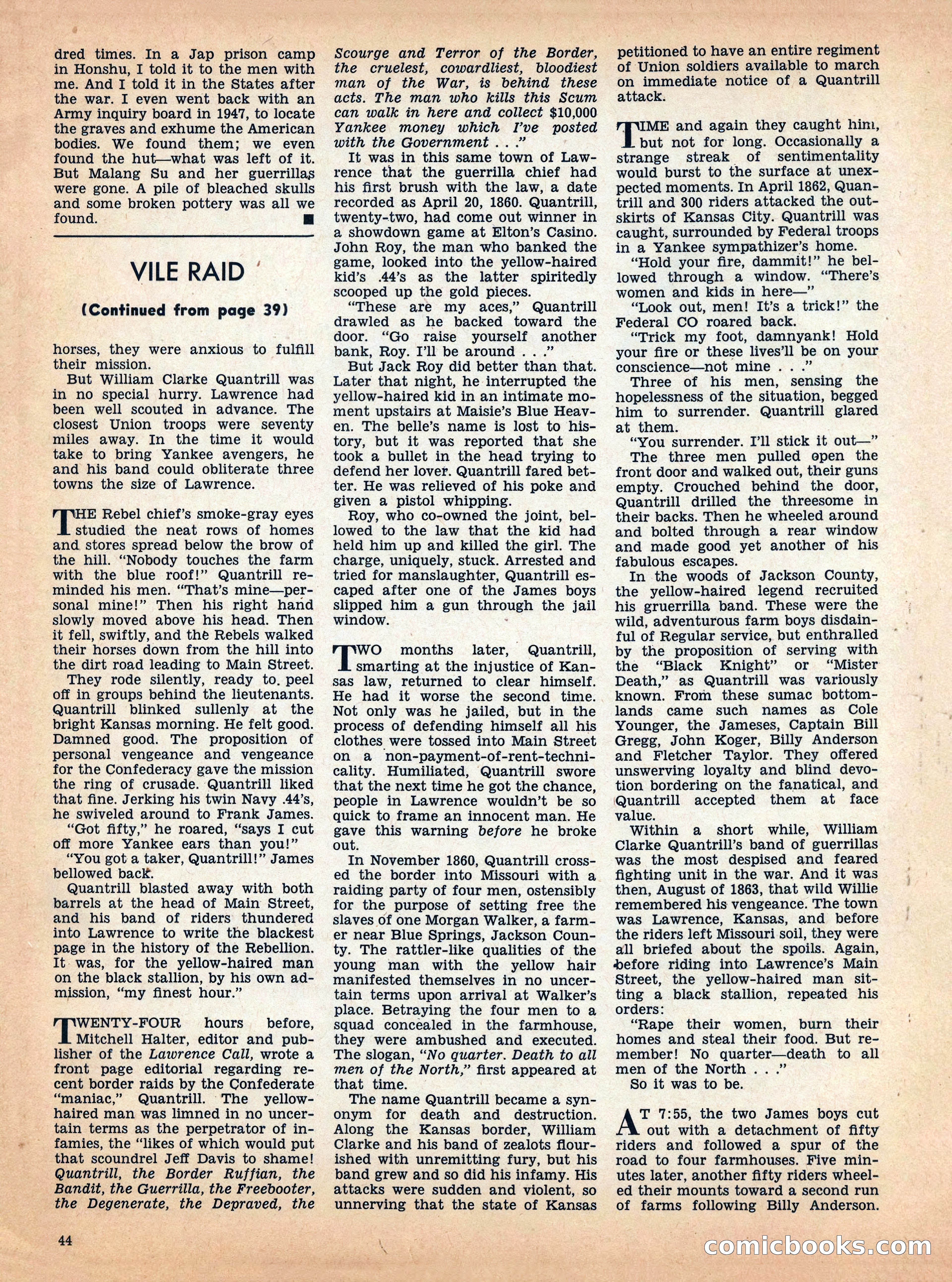 True Men Stories, December 1958 — page 44 of 76