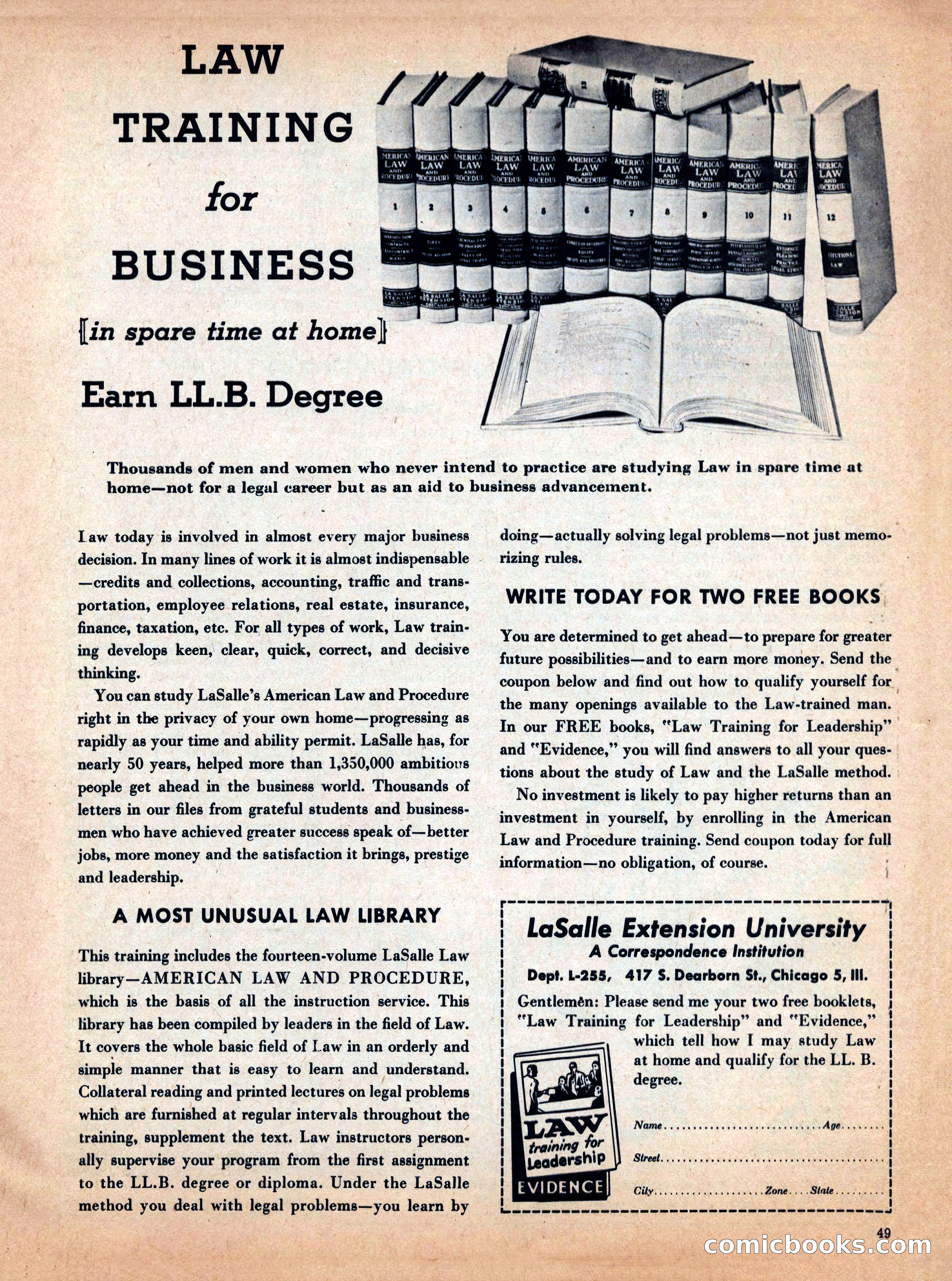 True Men Stories, December 1958 — page 49 of 76