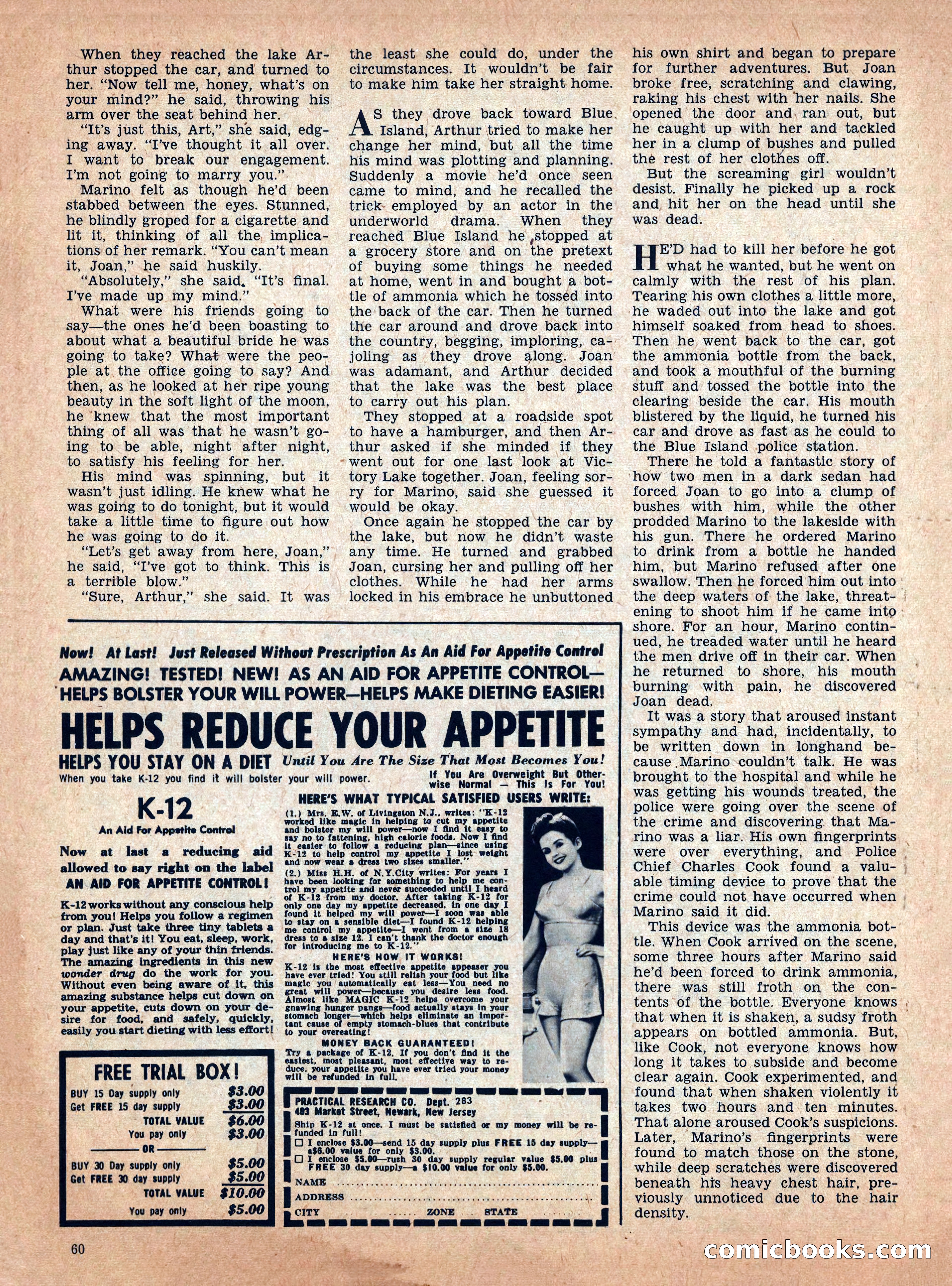 True Men Stories, December 1958 — page 60 of 76