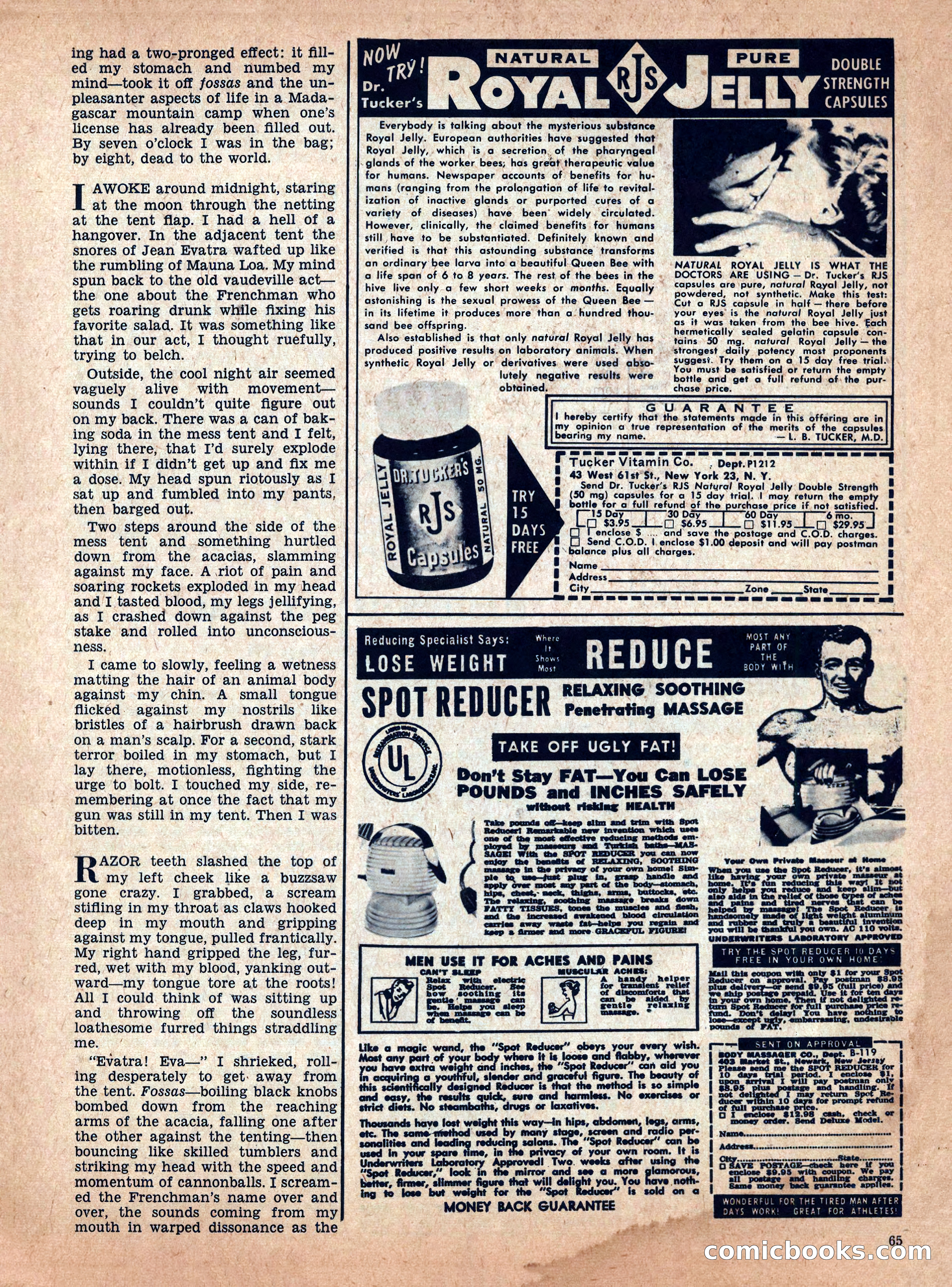 True Men Stories, December 1958 — page 65 of 76