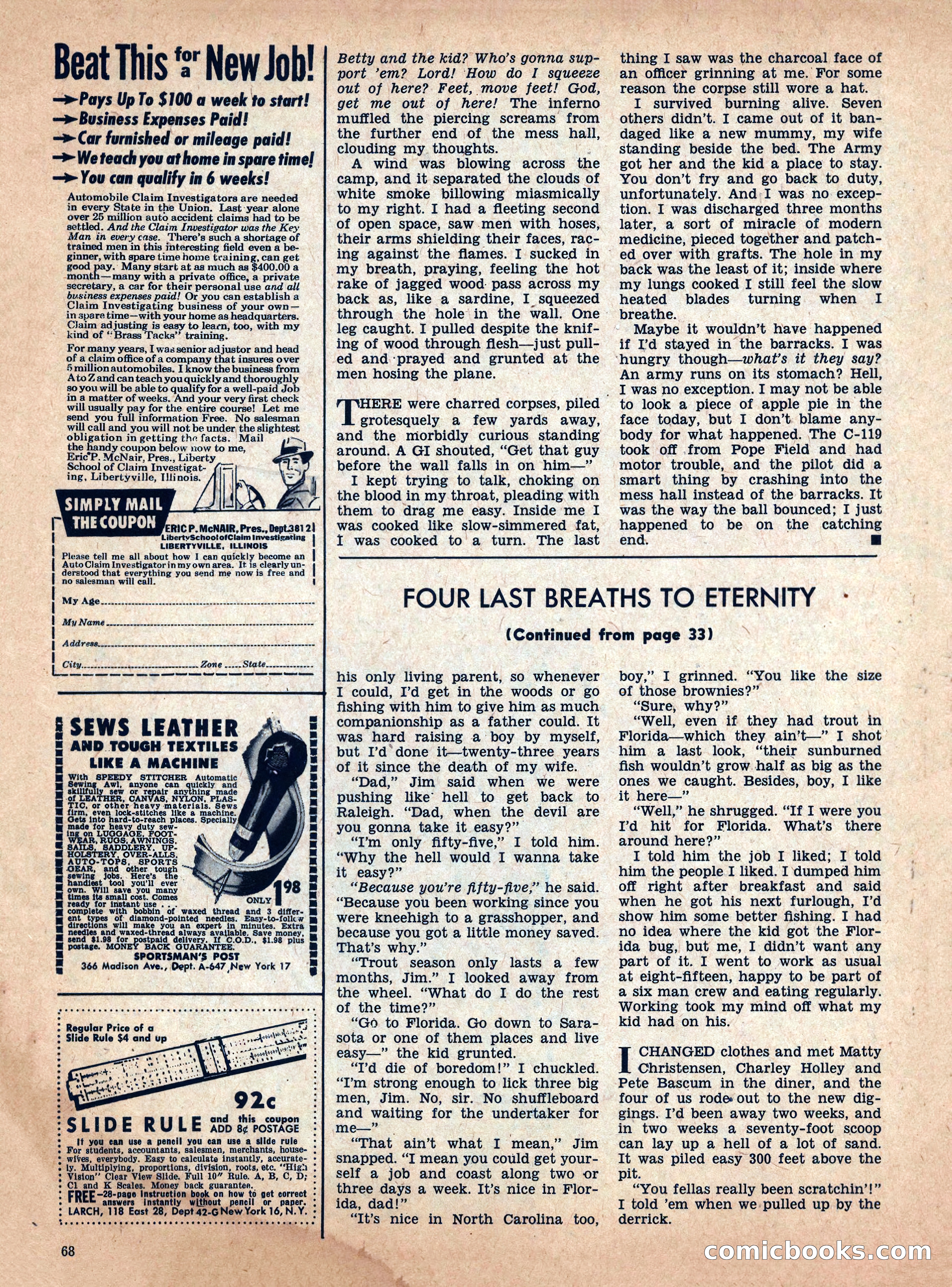 True Men Stories, December 1958 — page 68 of 76