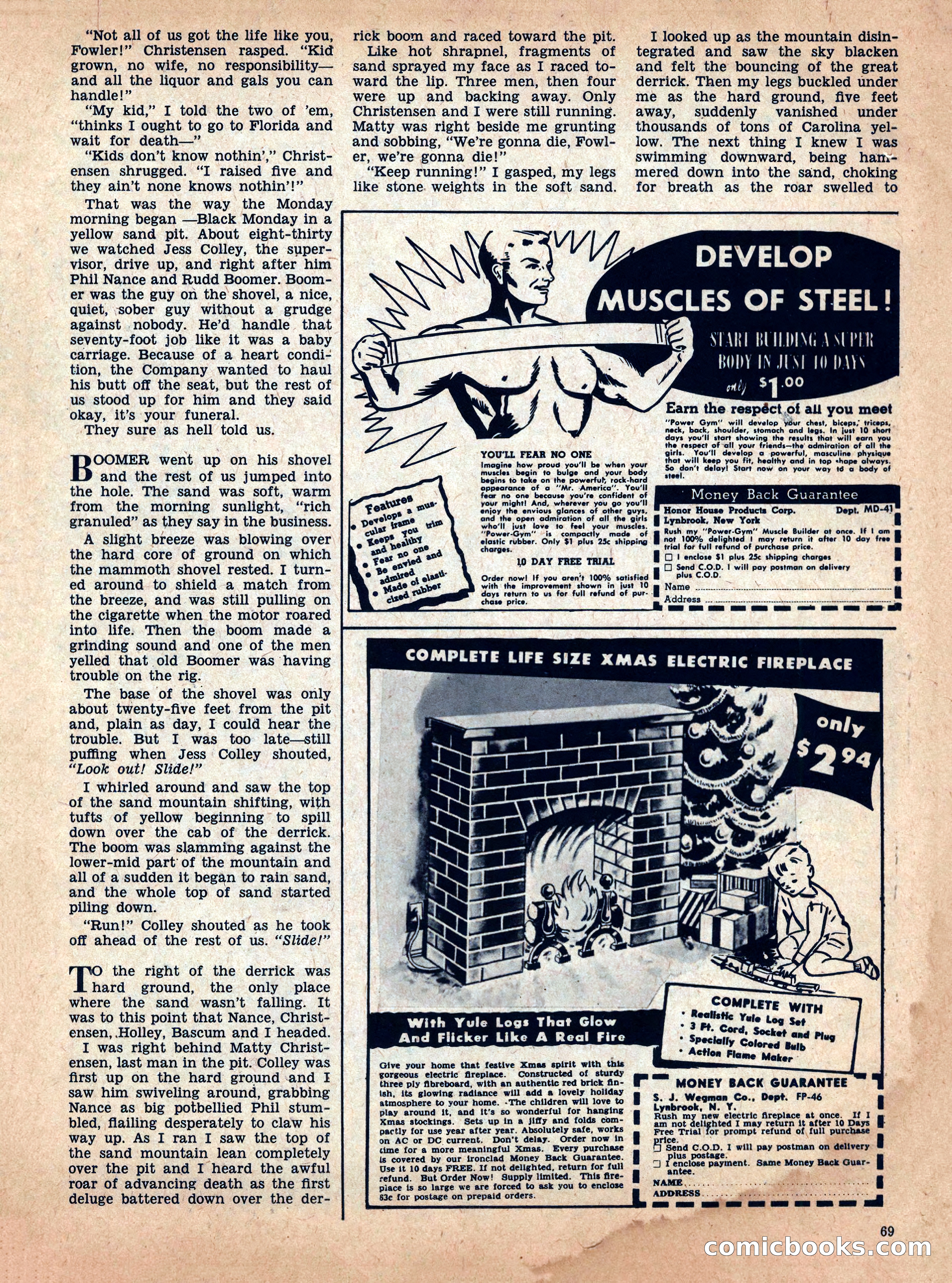 True Men Stories, December 1958 — page 69 of 76