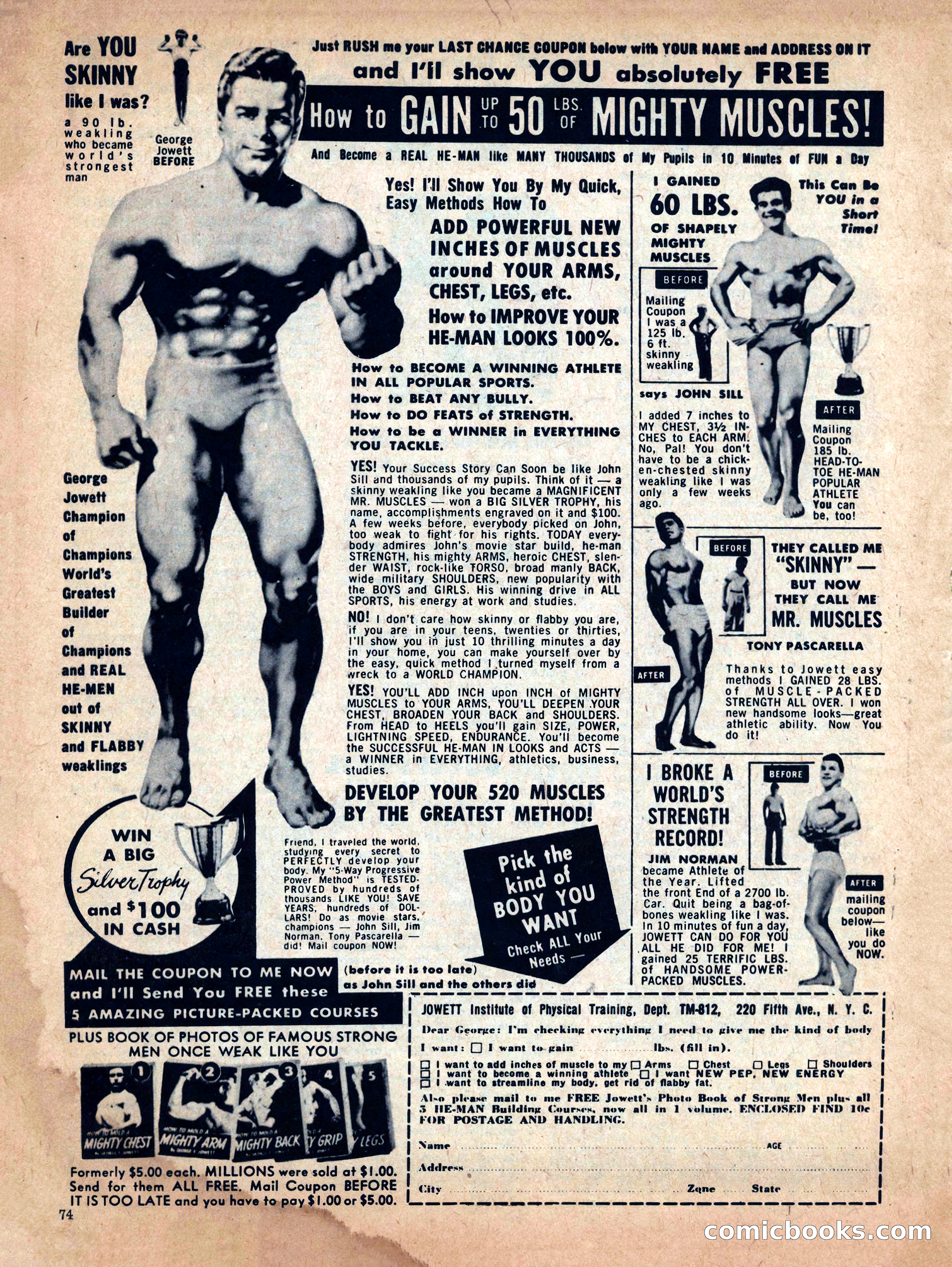 True Men Stories, December 1958 — page 74 of 76