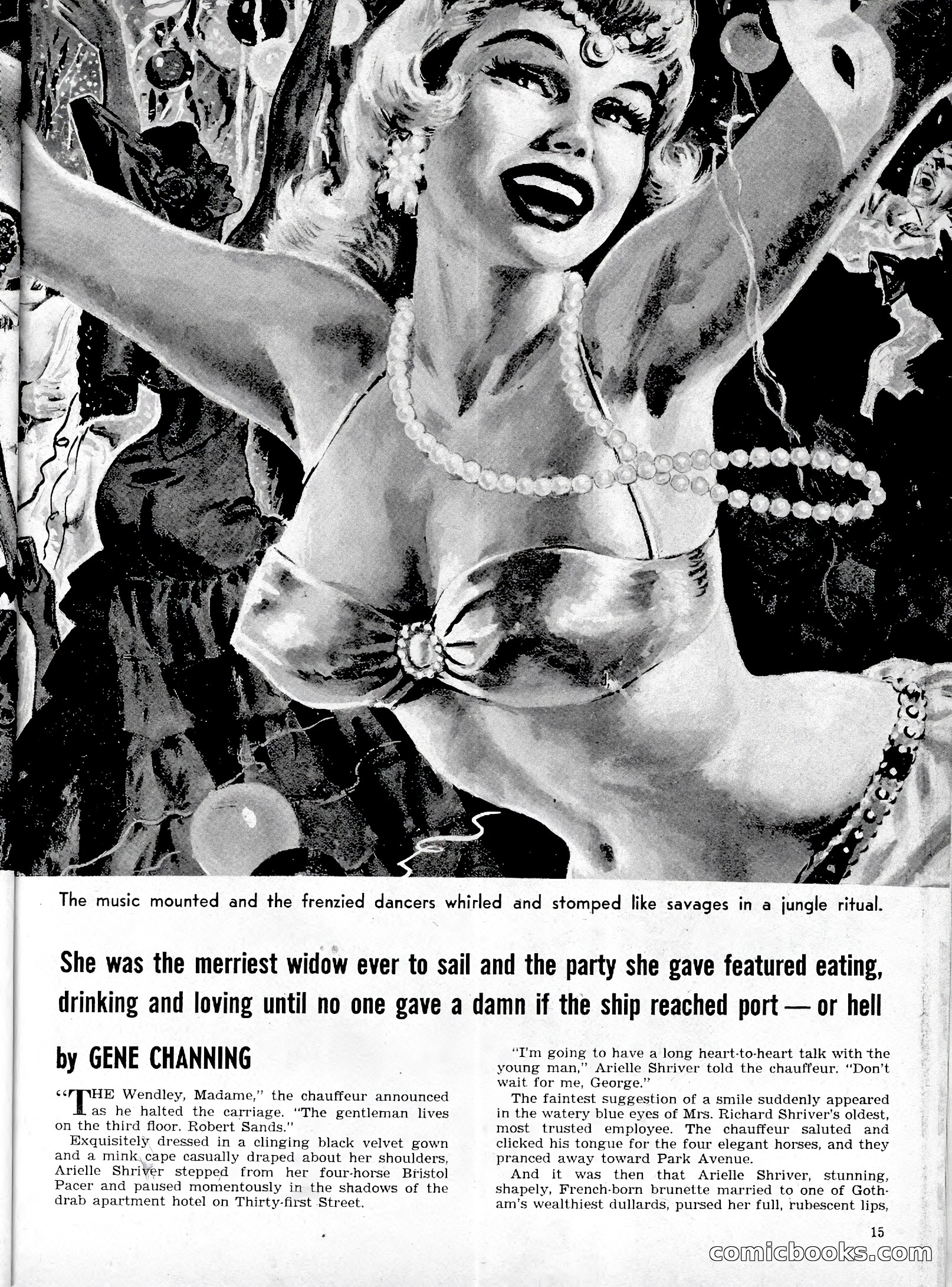 True Men Stories, April 1959 — page 15 of 77
