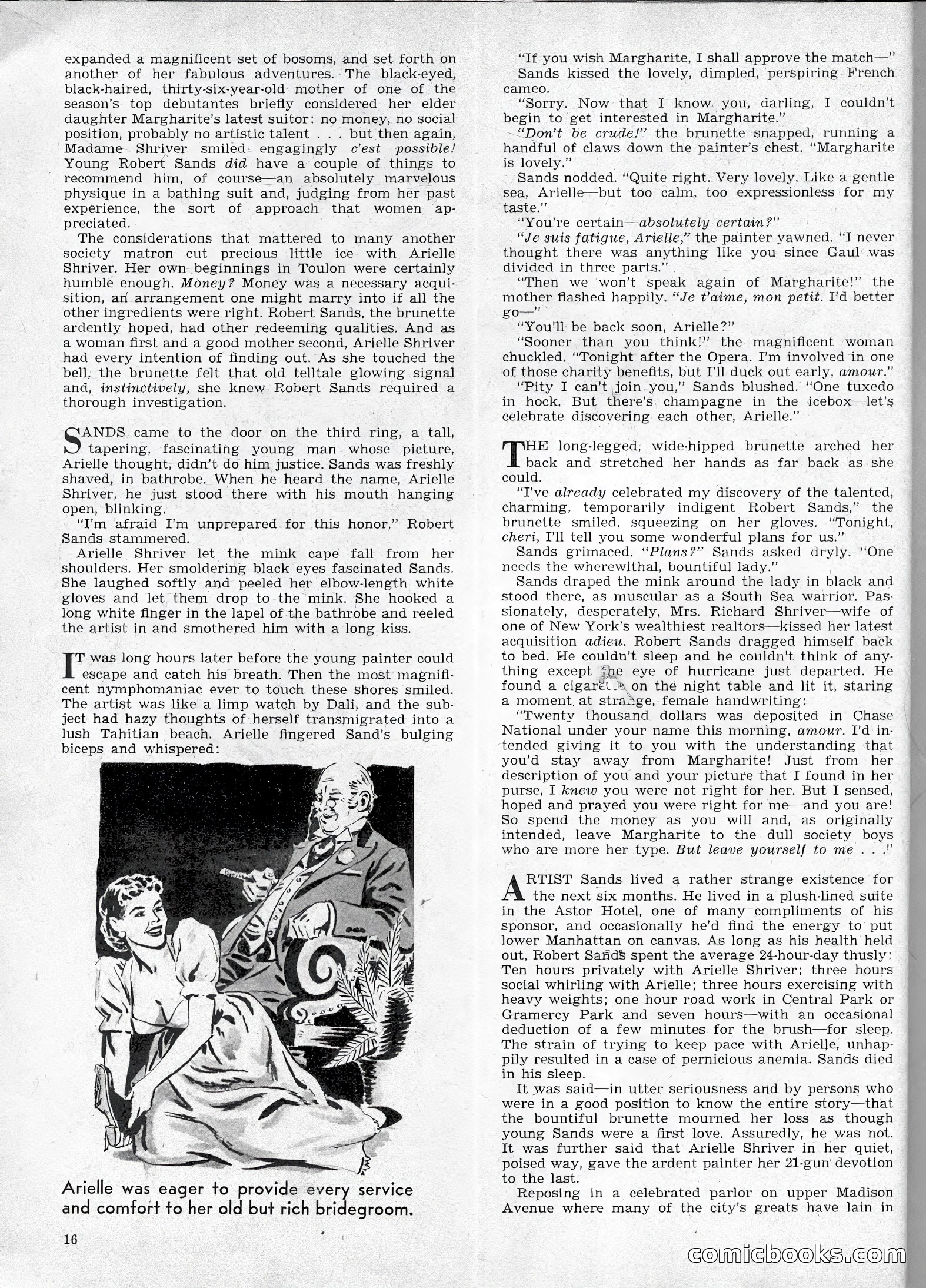 True Men Stories, April 1959 — page 16 of 77