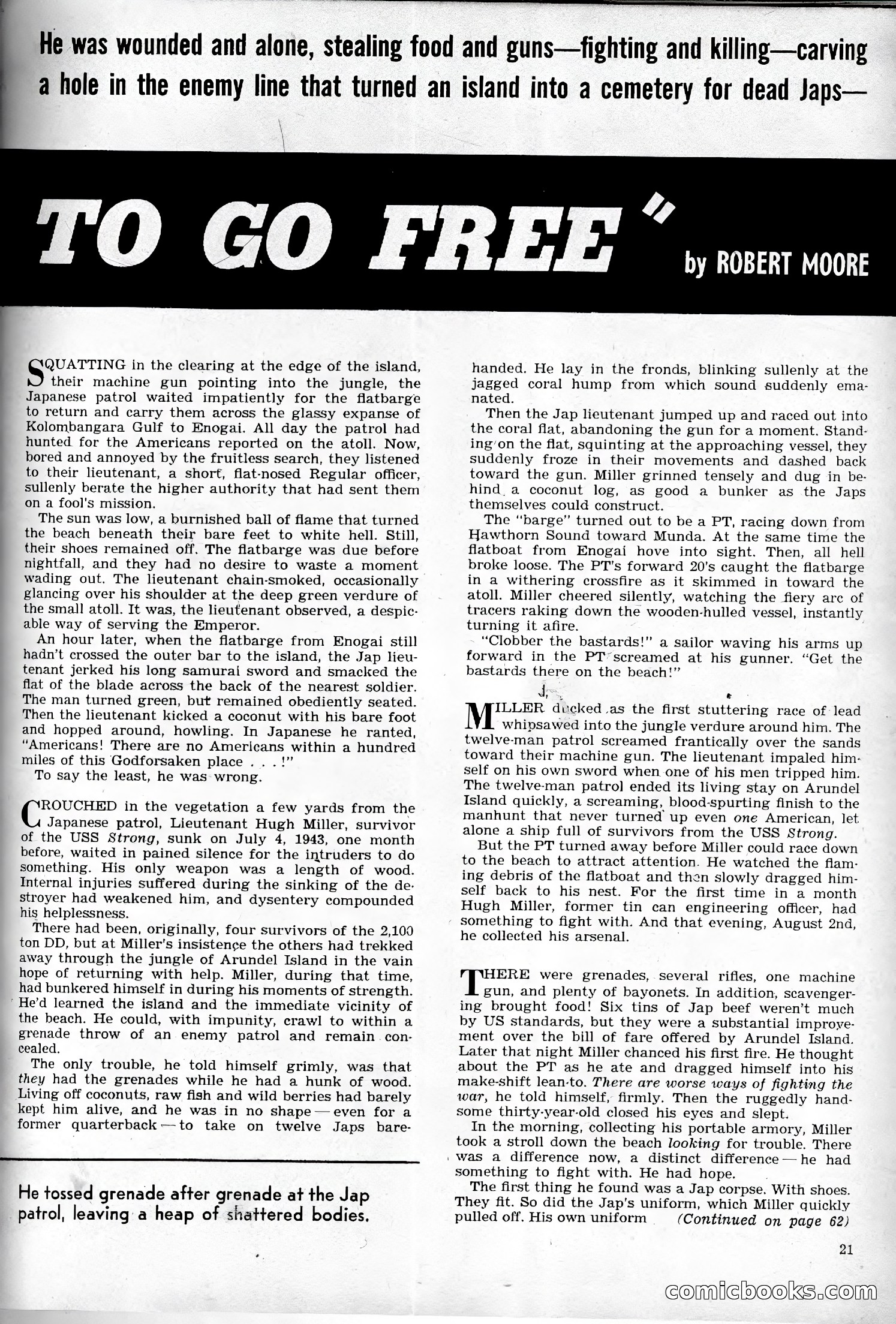 True Men Stories, April 1959 — page 22 of 77