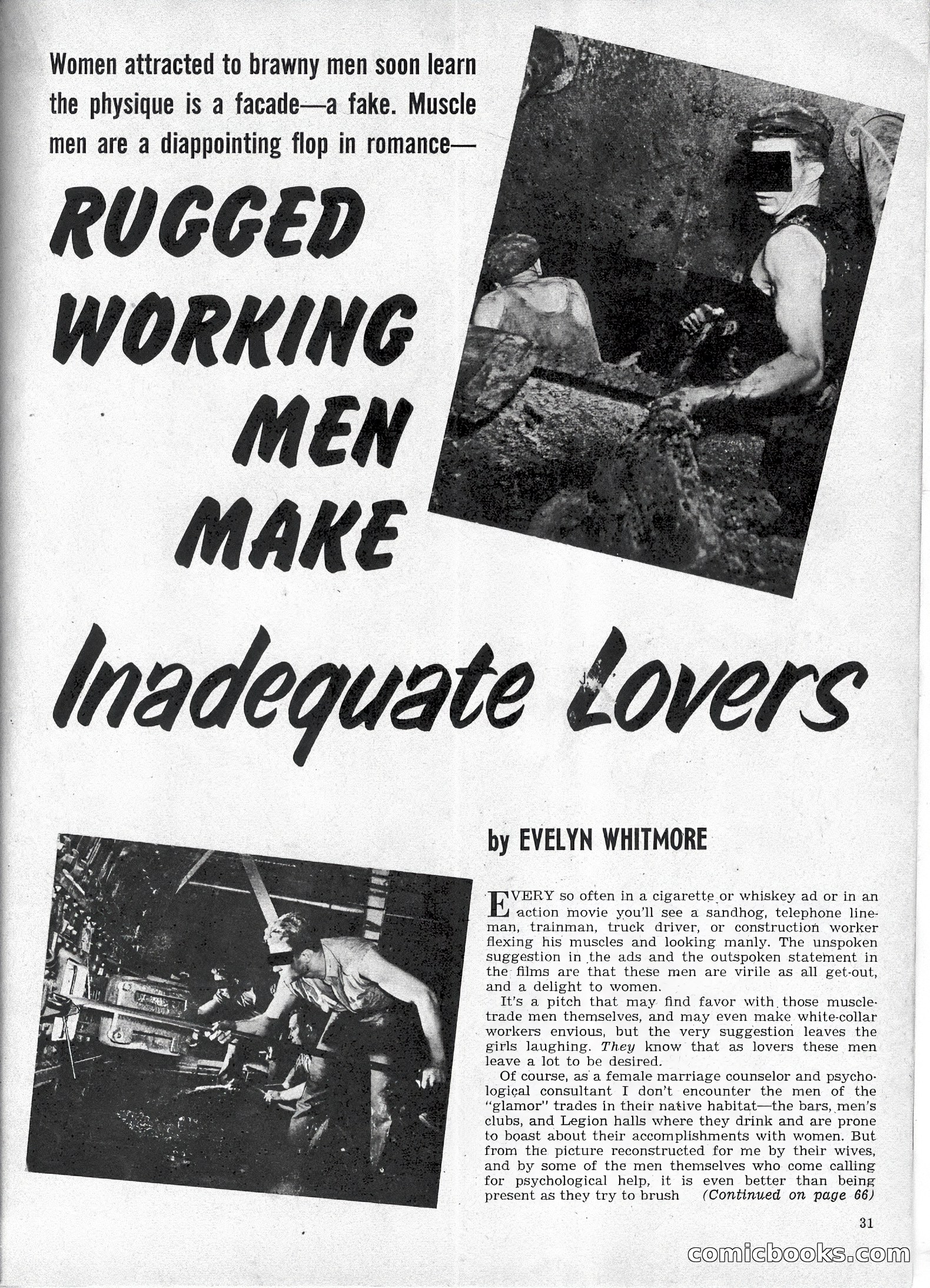 True Men Stories, April 1959 — page 32 of 77