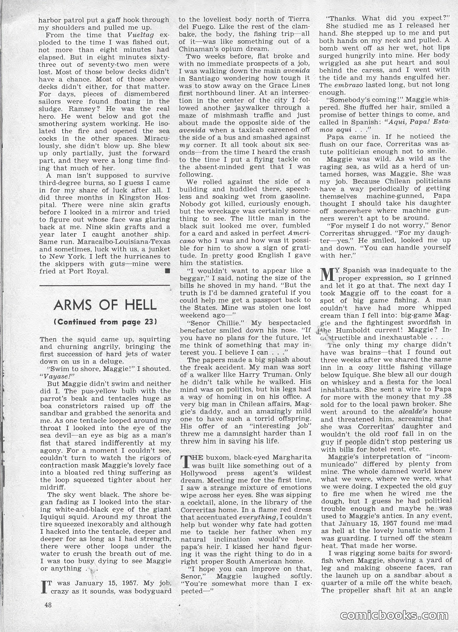 True Men Stories, April 1959 — page 49 of 77