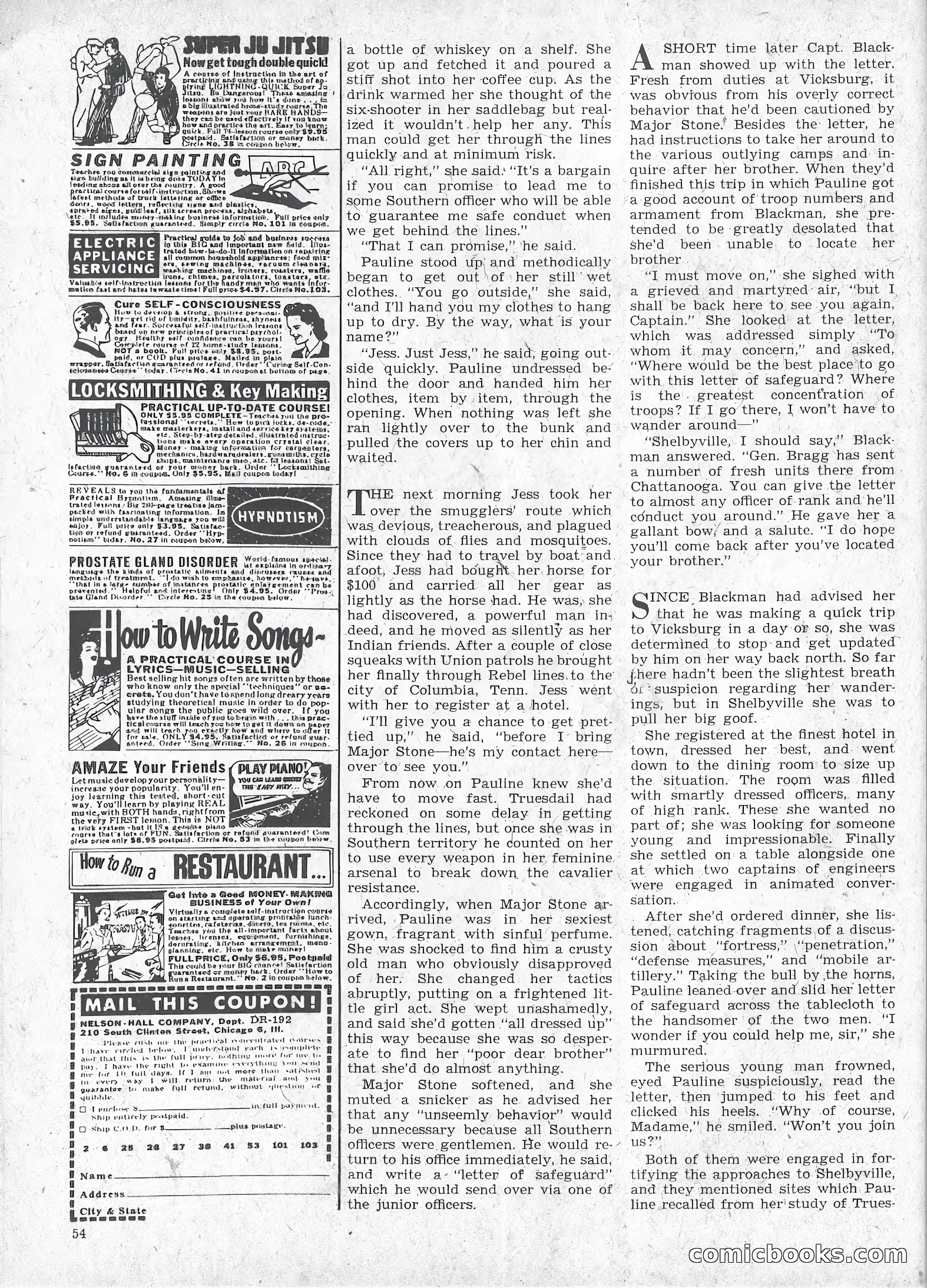 True Men Stories, April 1959 — page 55 of 77