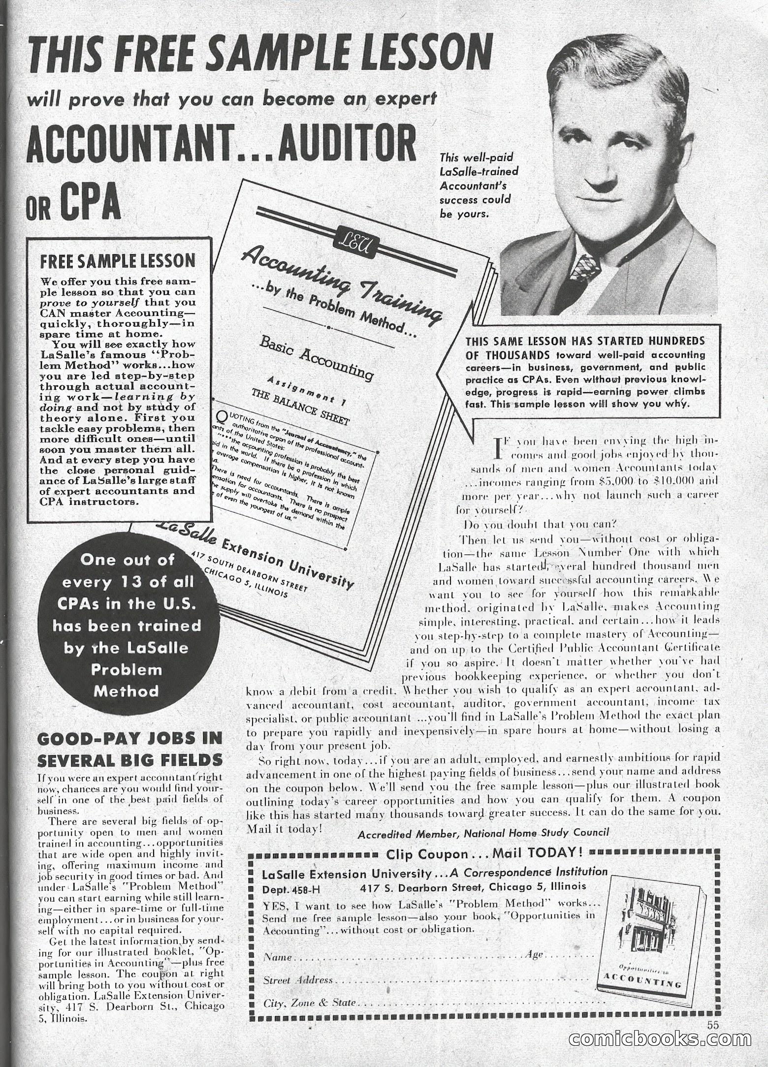 True Men Stories, April 1959 — page 56 of 77