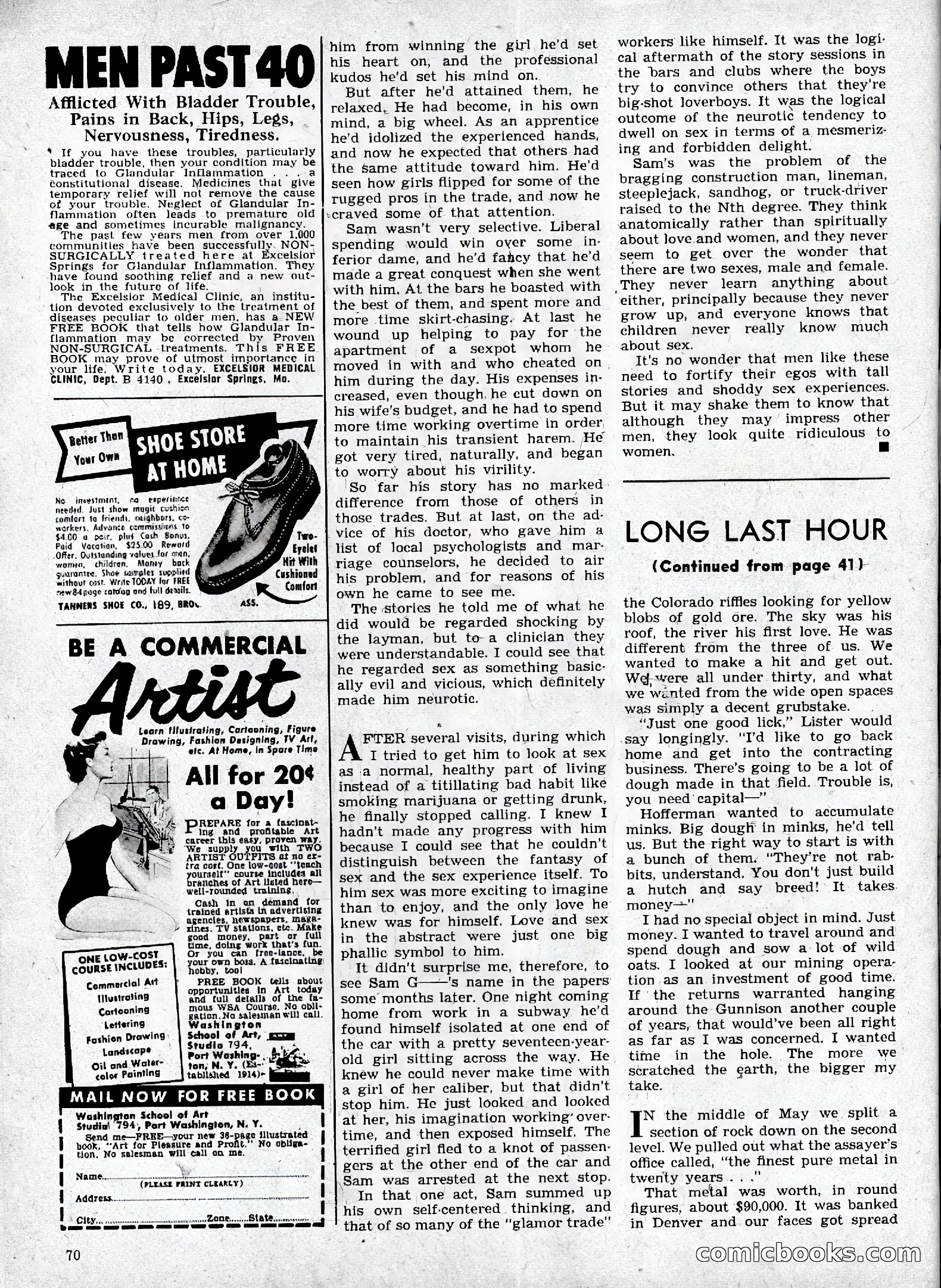 True Men Stories, April 1959 — page 71 of 77