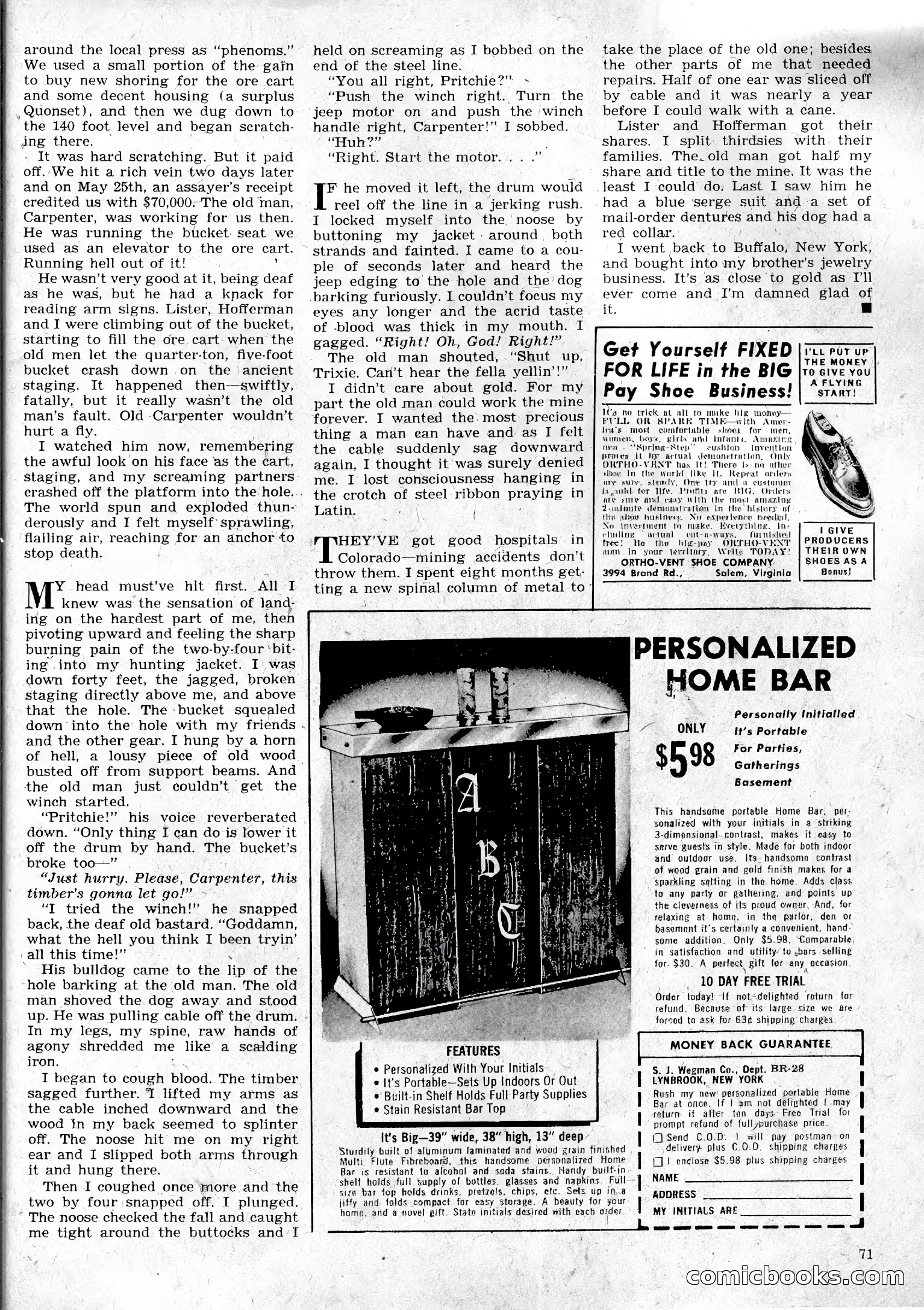 True Men Stories, April 1959 — page 72 of 77
