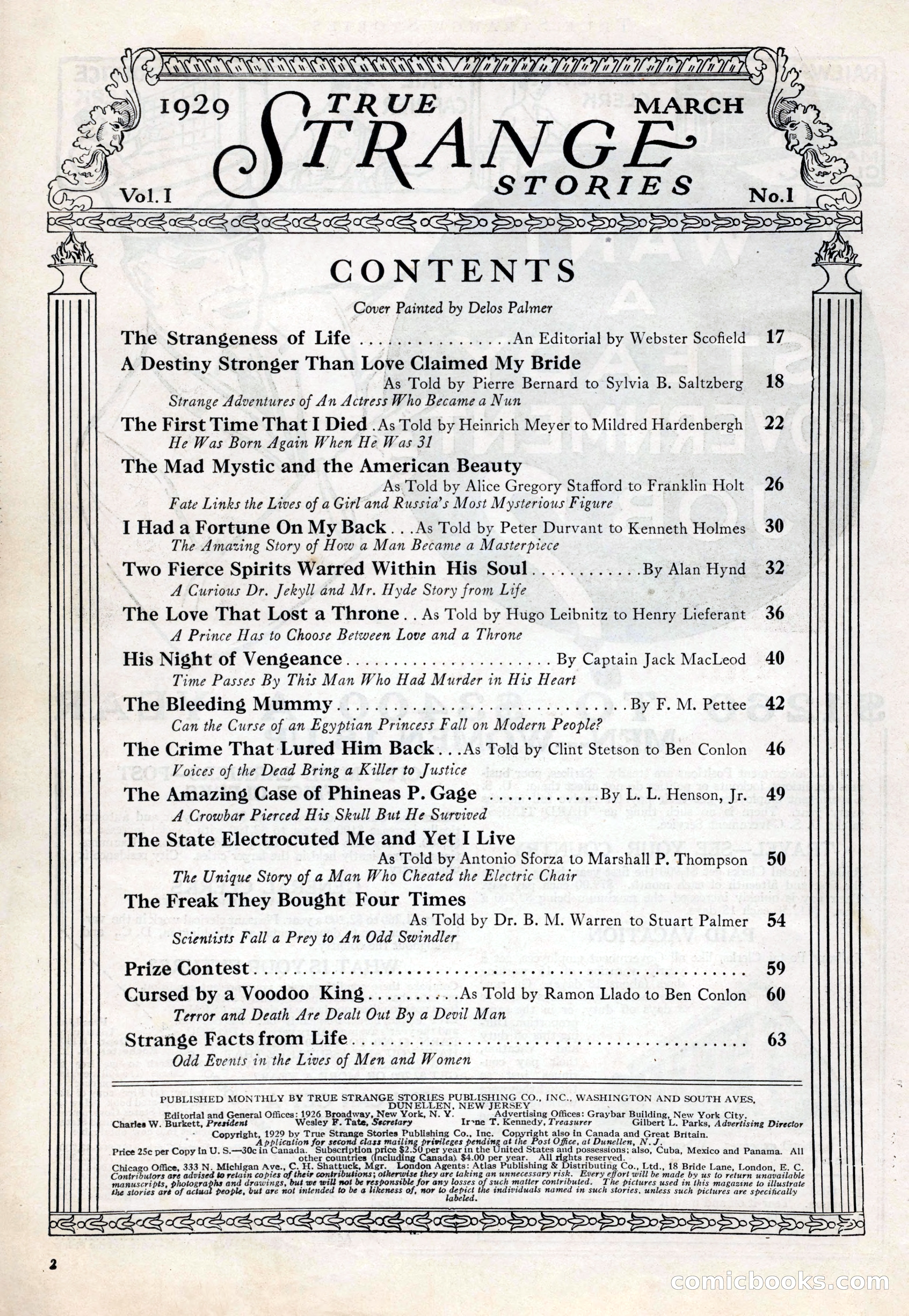 True Strange Stories, March 1929 — page 4 of 100