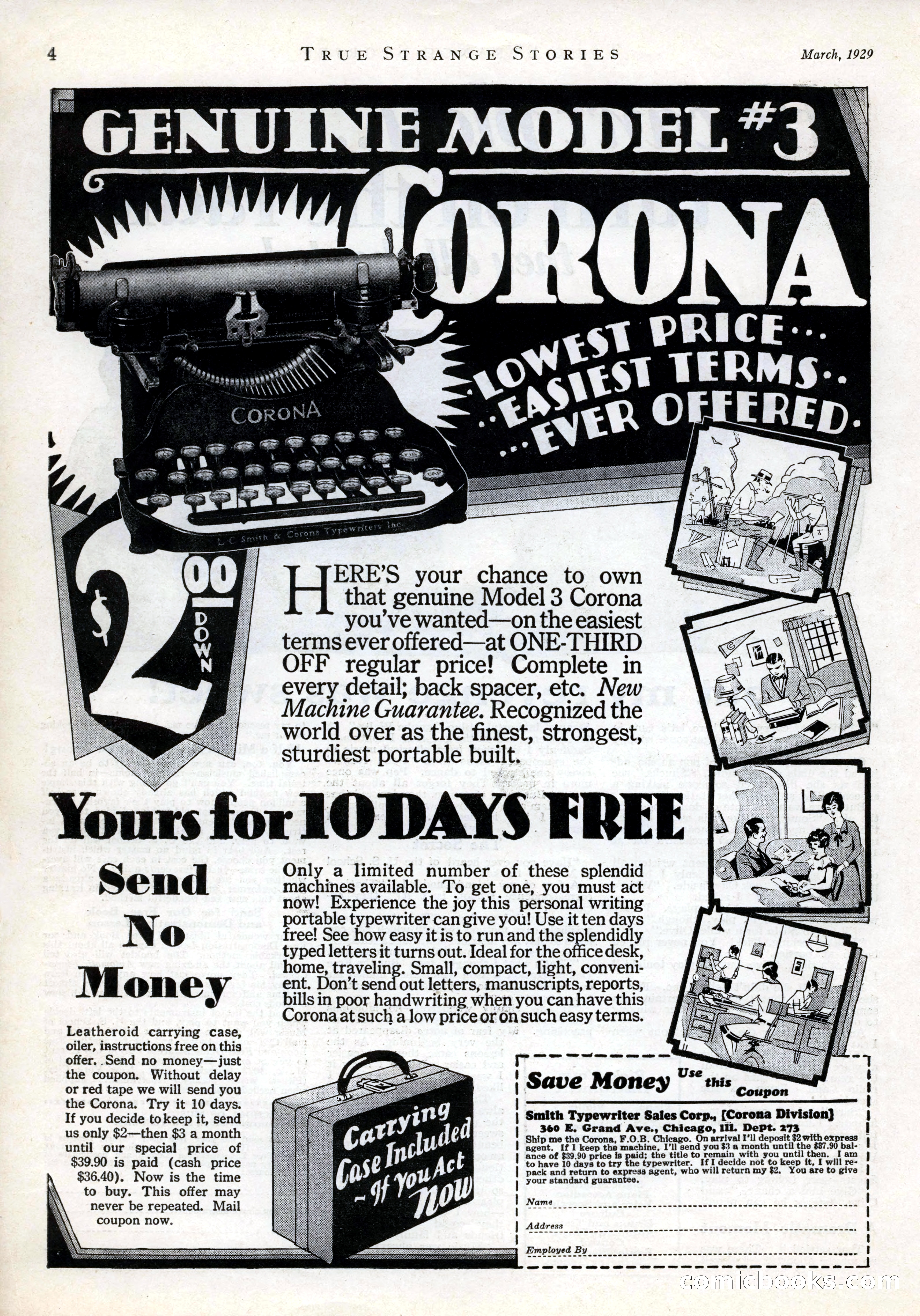True Strange Stories, March 1929 — page 6 of 100