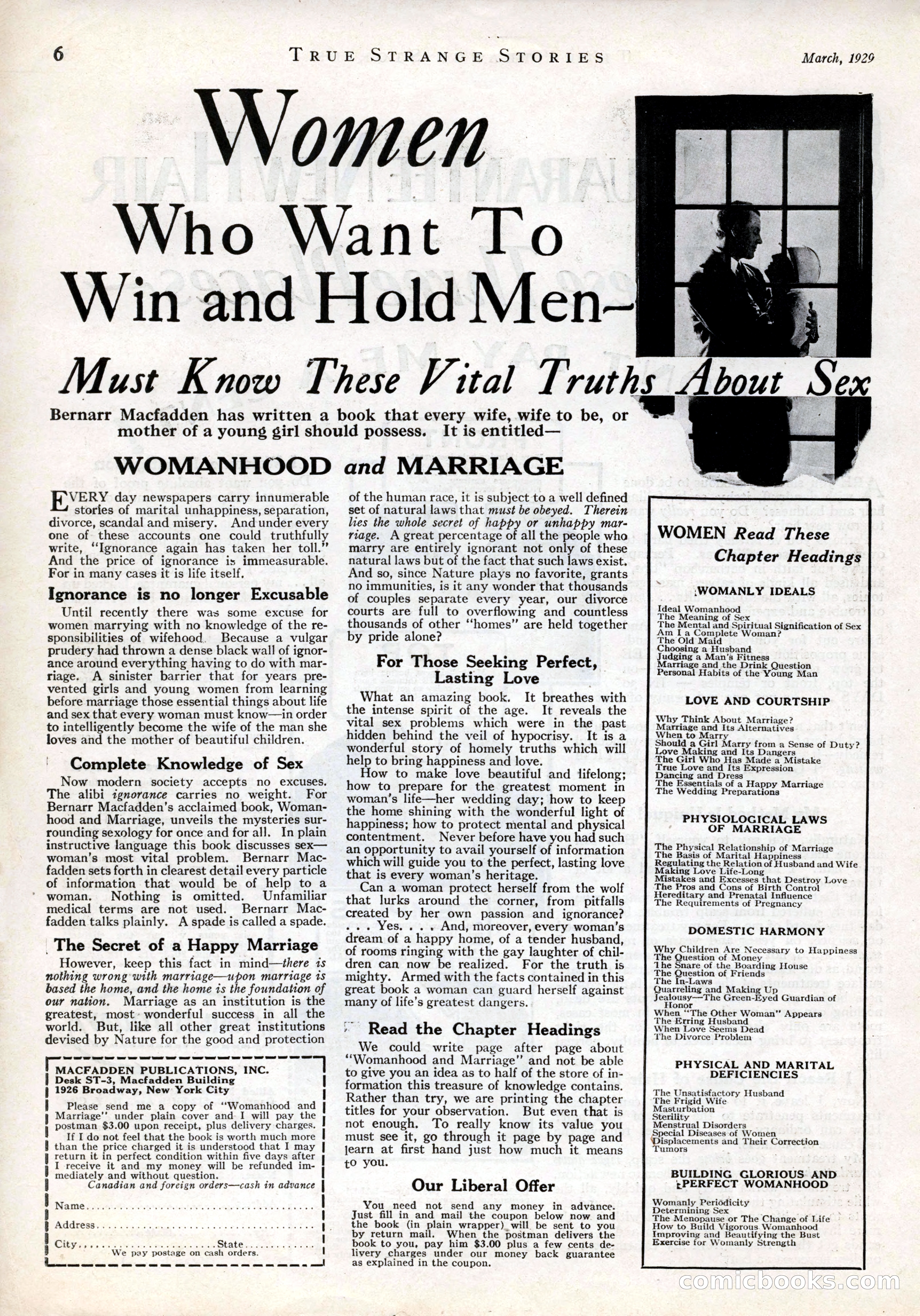True Strange Stories, March 1929 — page 8 of 100