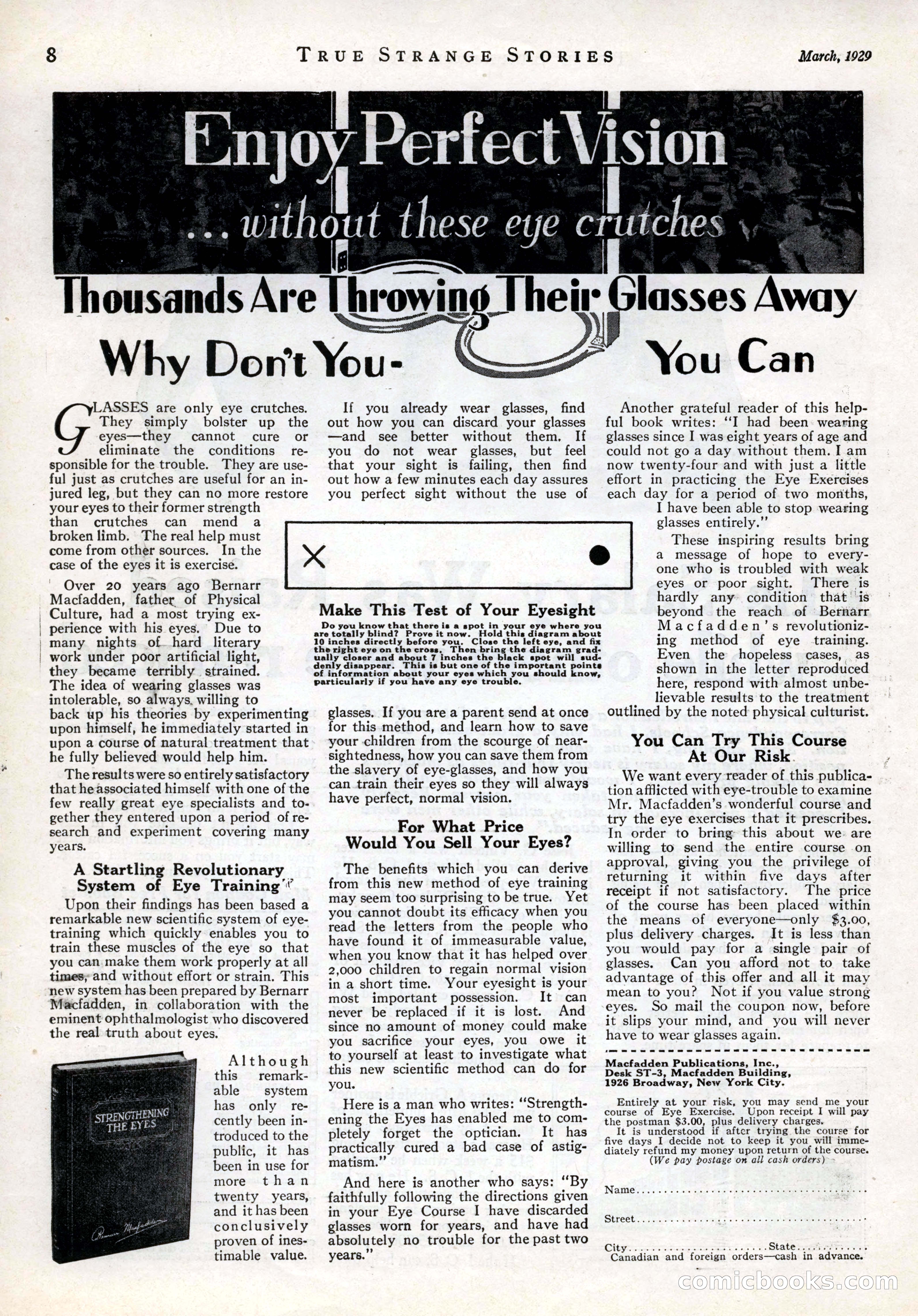 True Strange Stories, March 1929 — page 10 of 100