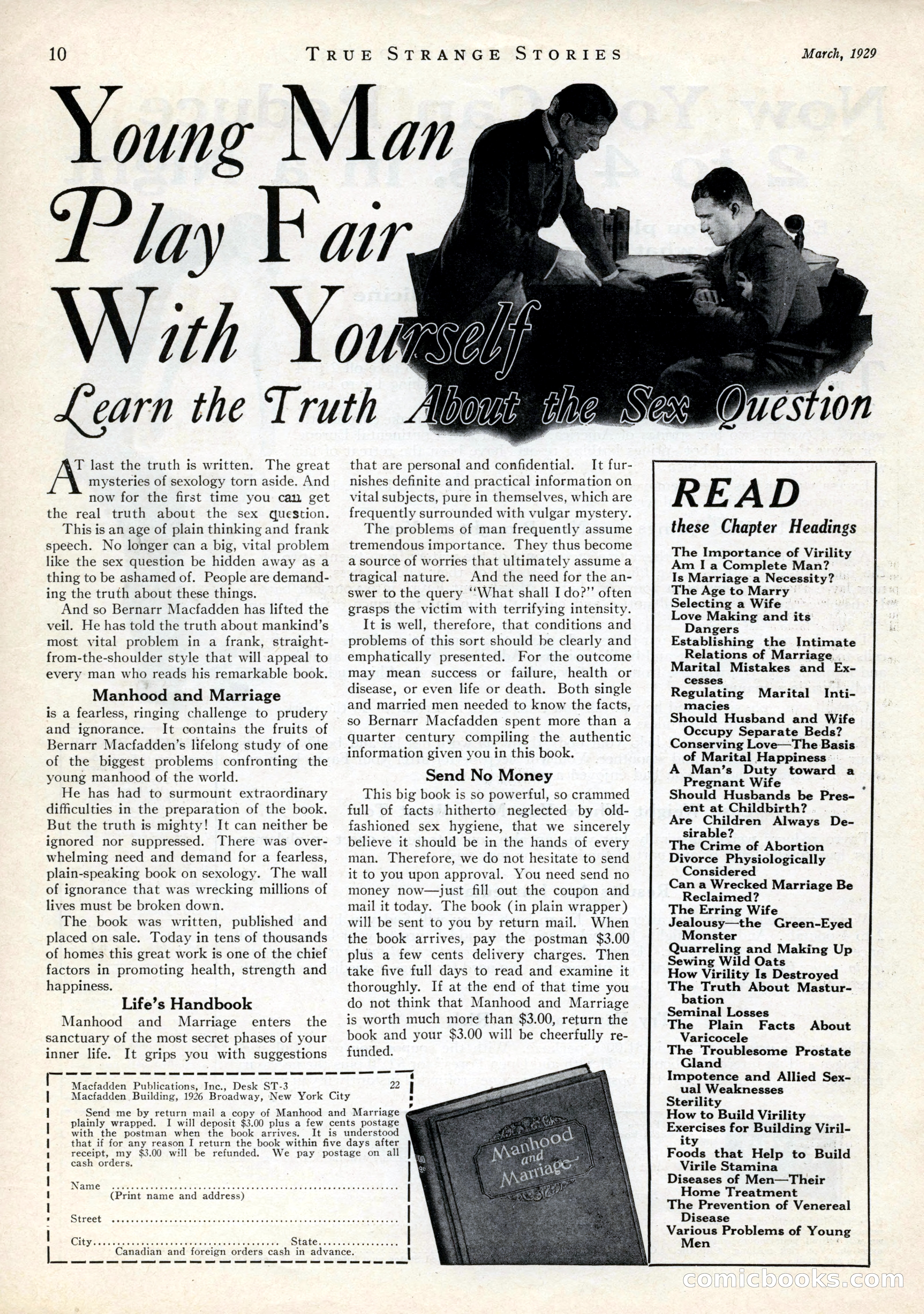 True Strange Stories, March 1929 — page 12 of 100