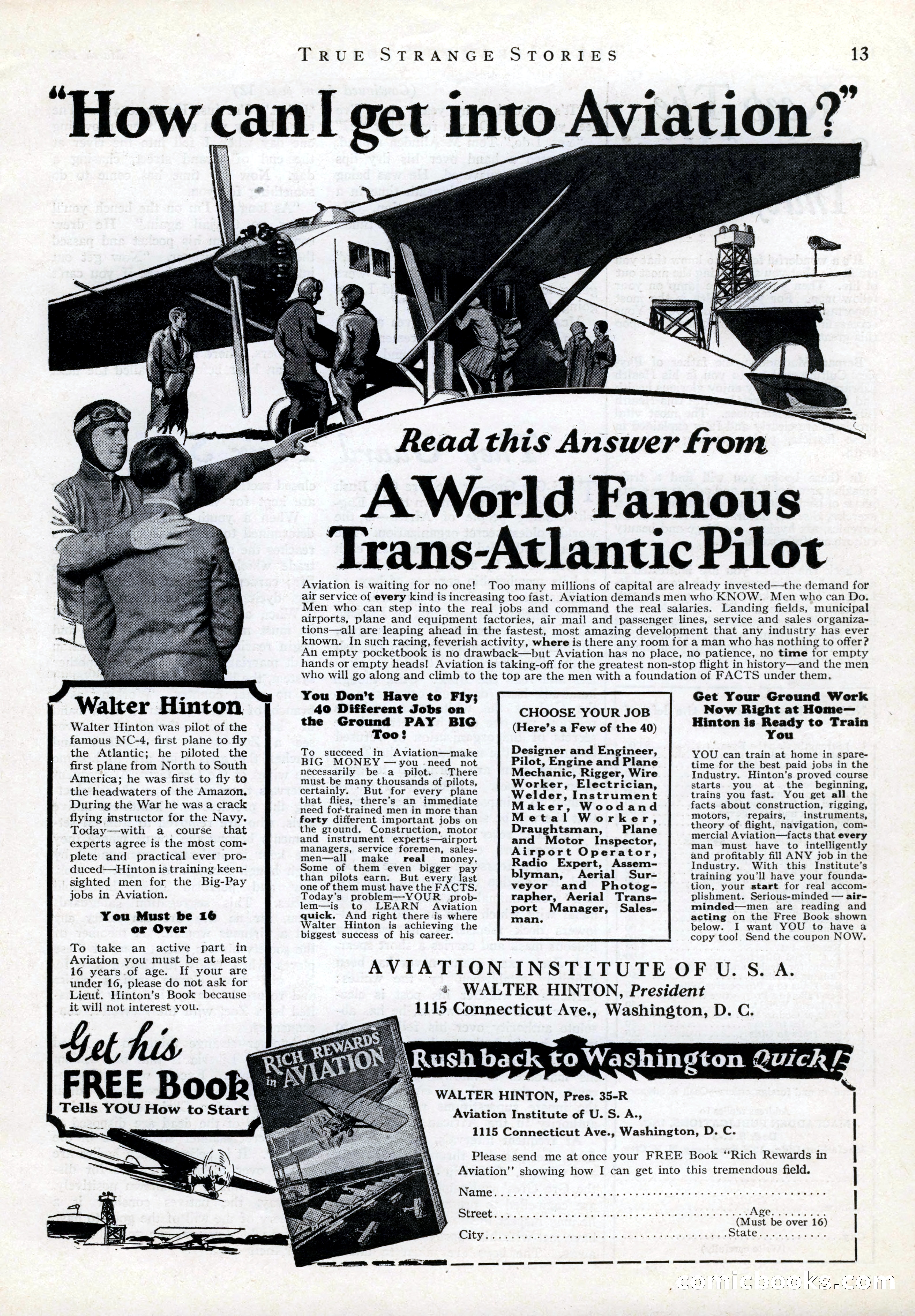 True Strange Stories, March 1929 — page 15 of 100