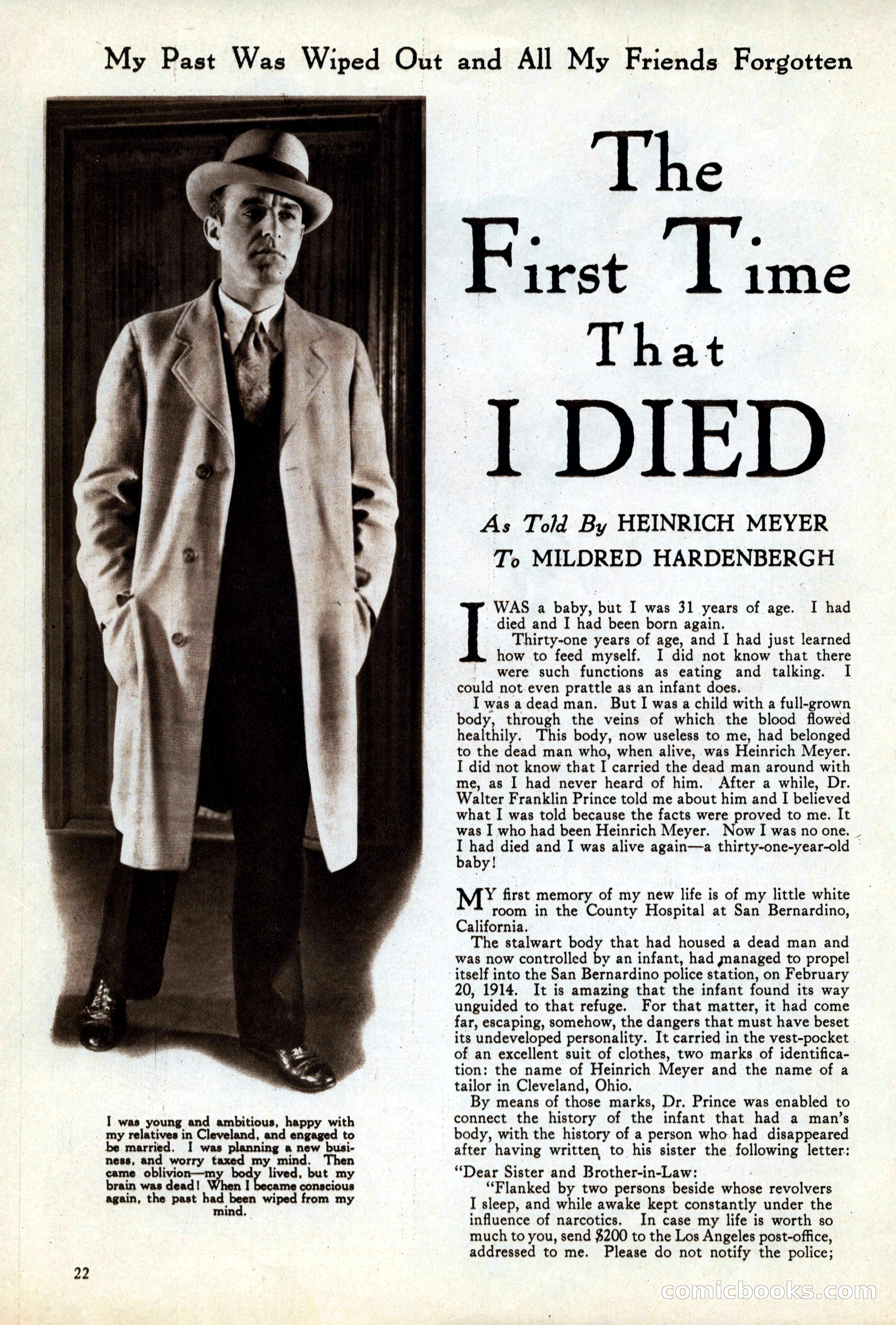 True Strange Stories, March 1929 — page 24 of 100