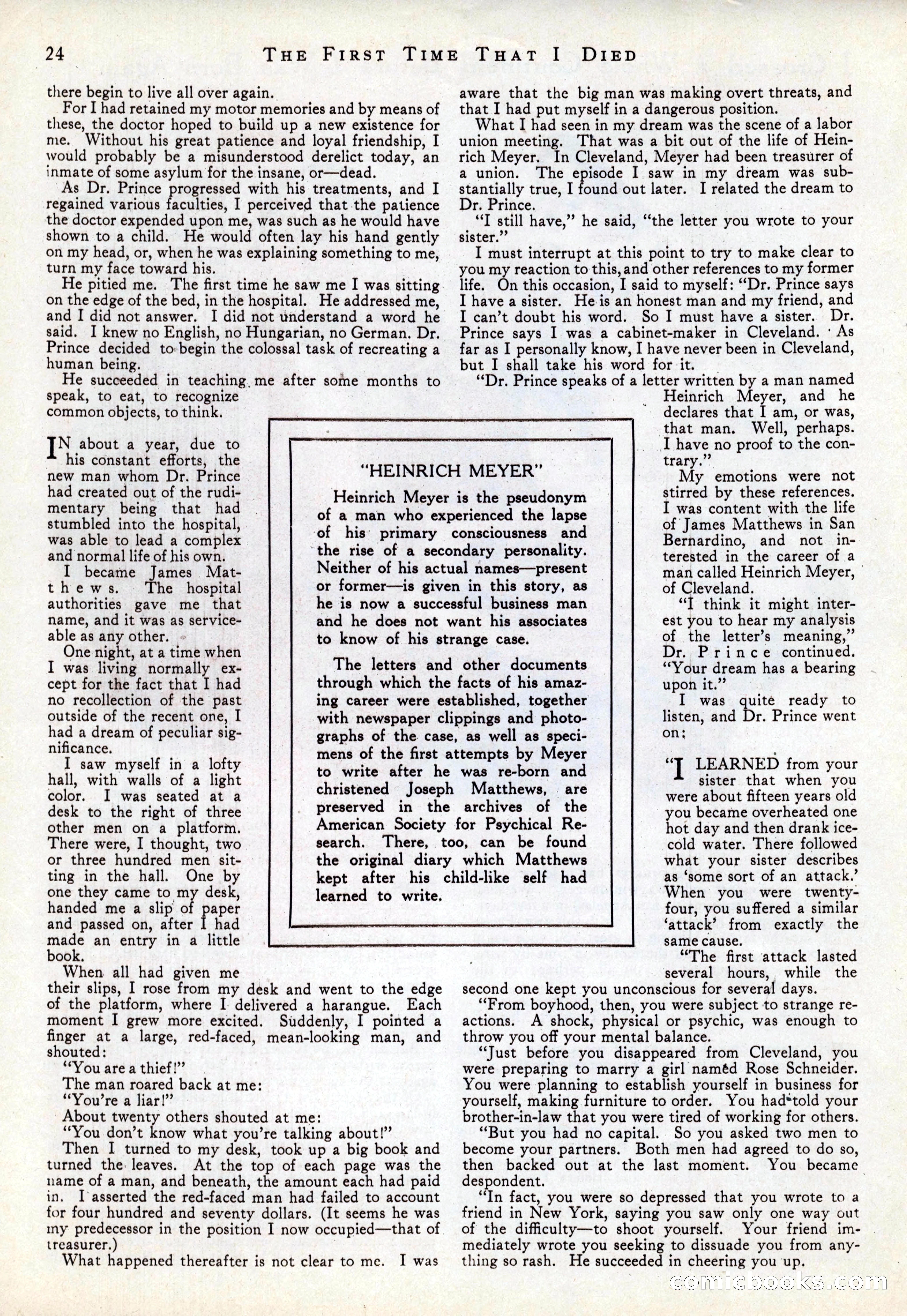 True Strange Stories, March 1929 — page 26 of 100