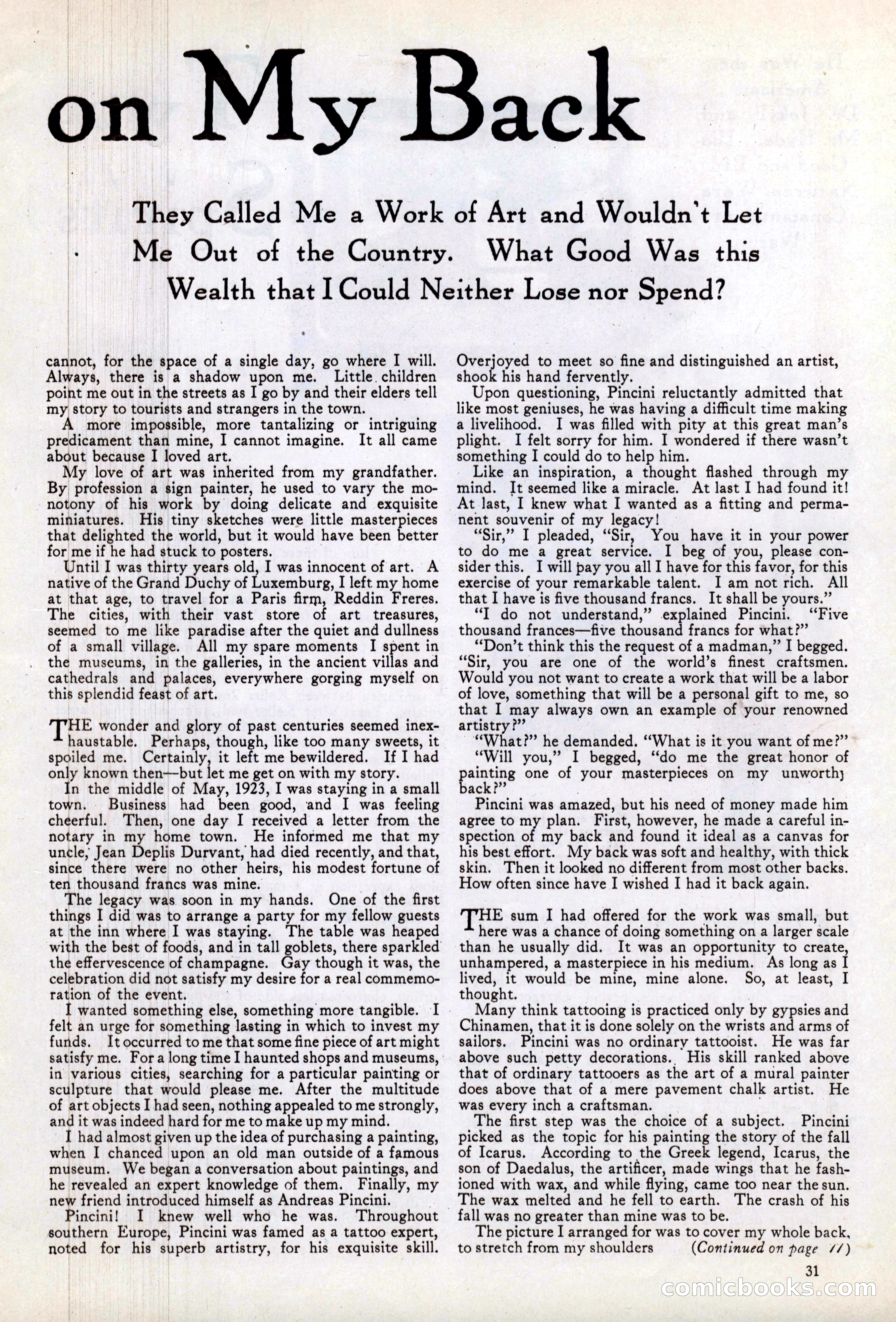True Strange Stories, March 1929 — page 33 of 100
