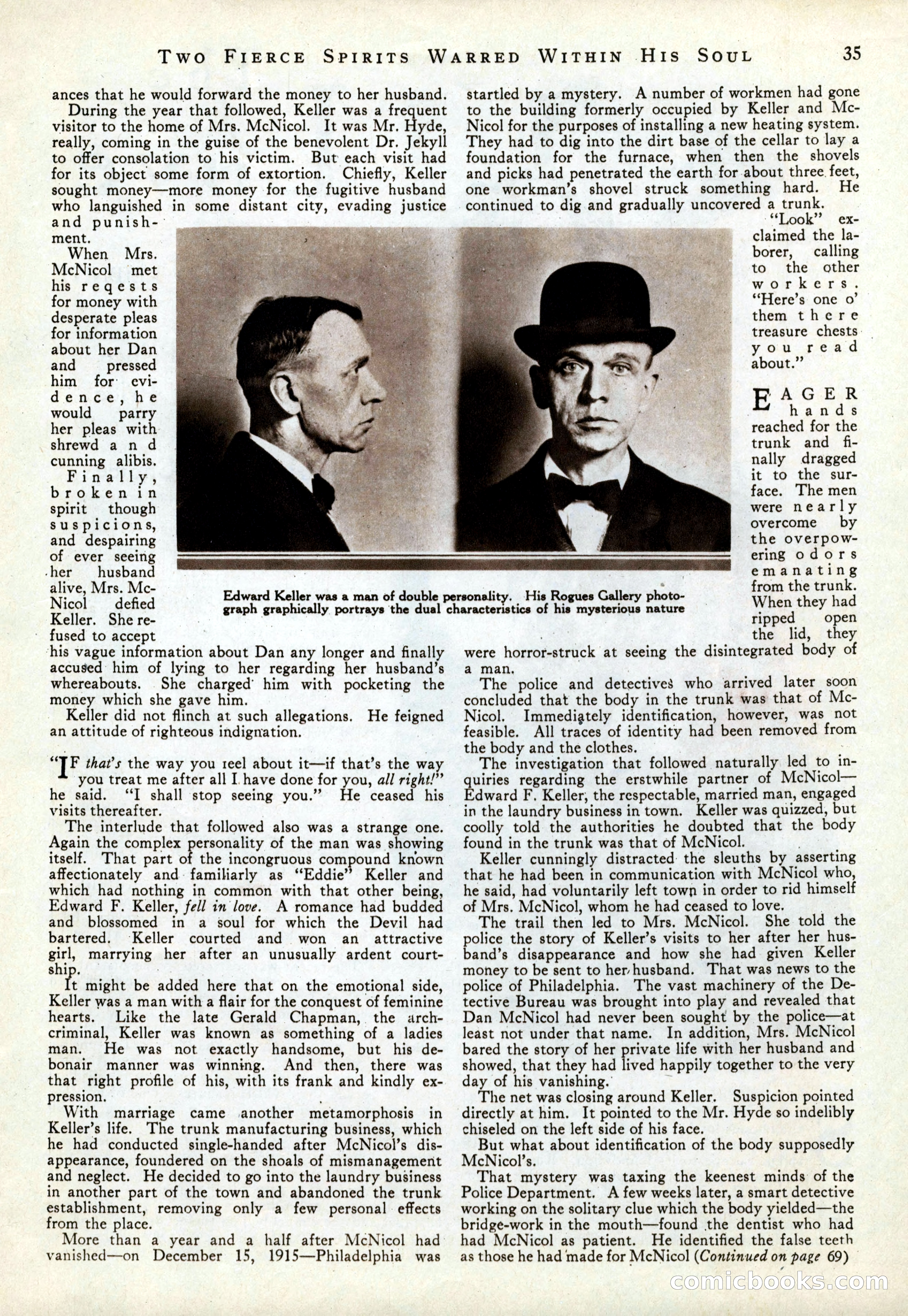 True Strange Stories, March 1929 — page 37 of 100