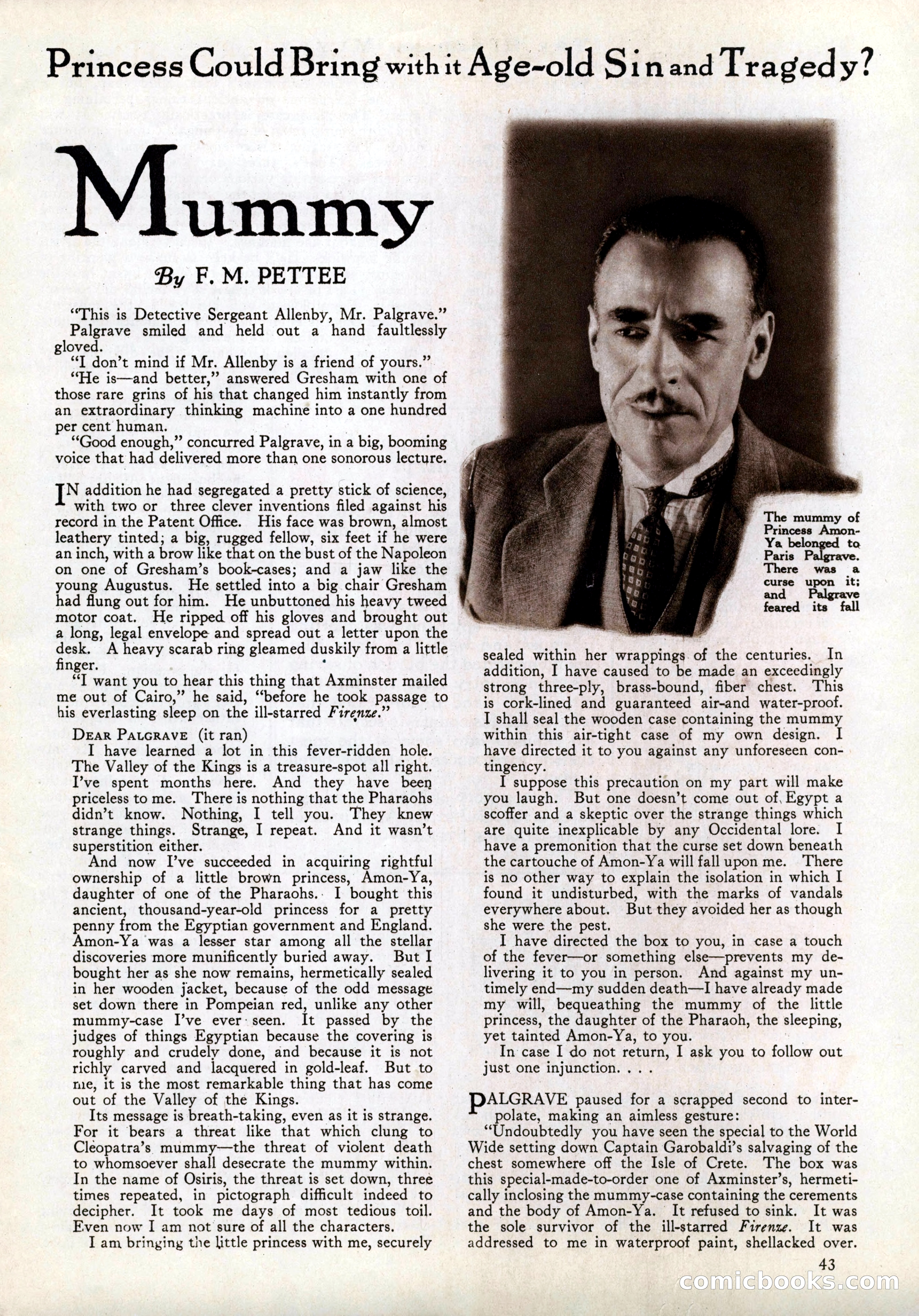 True Strange Stories, March 1929 — page 45 of 100