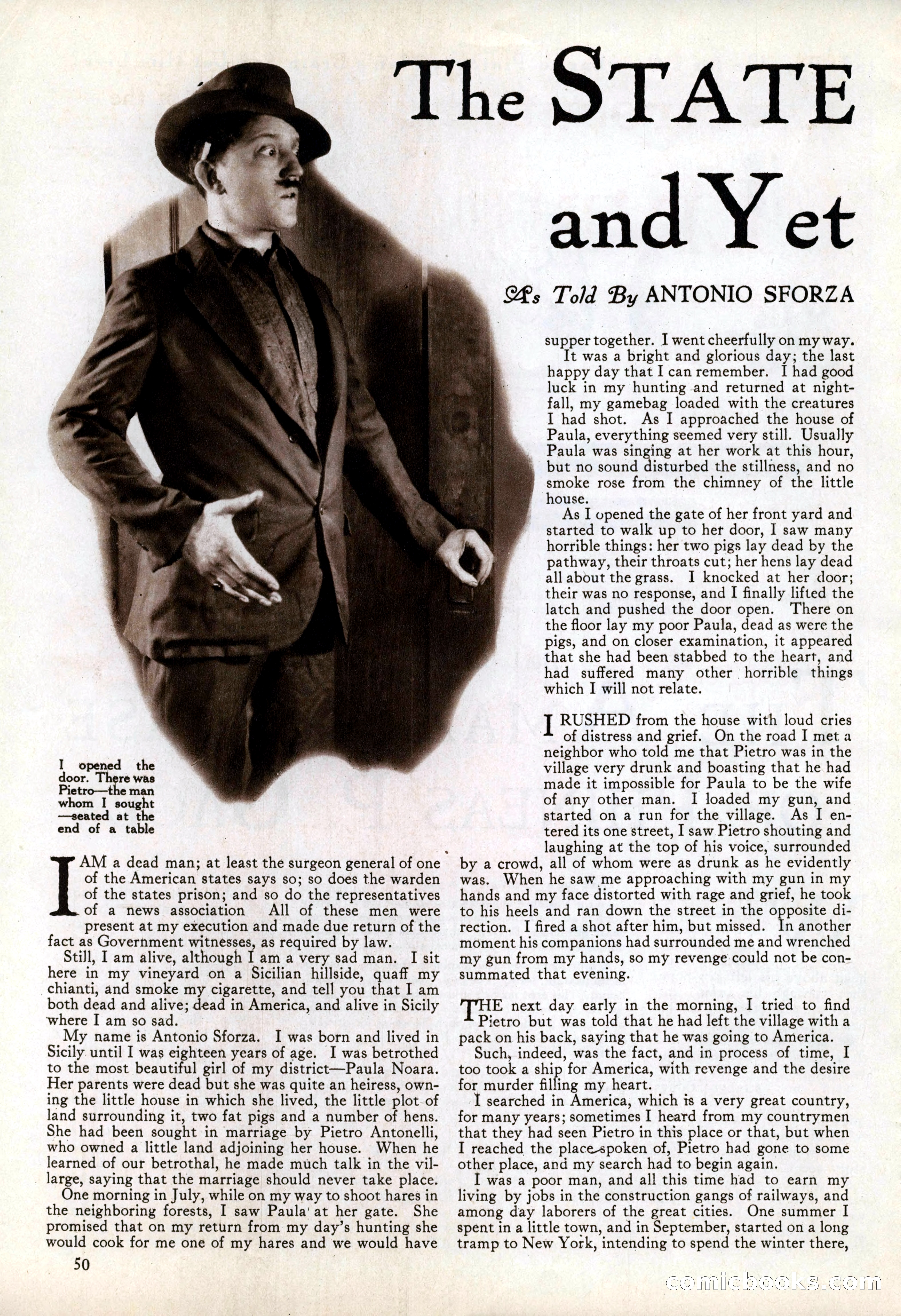 True Strange Stories, March 1929 — page 52 of 100