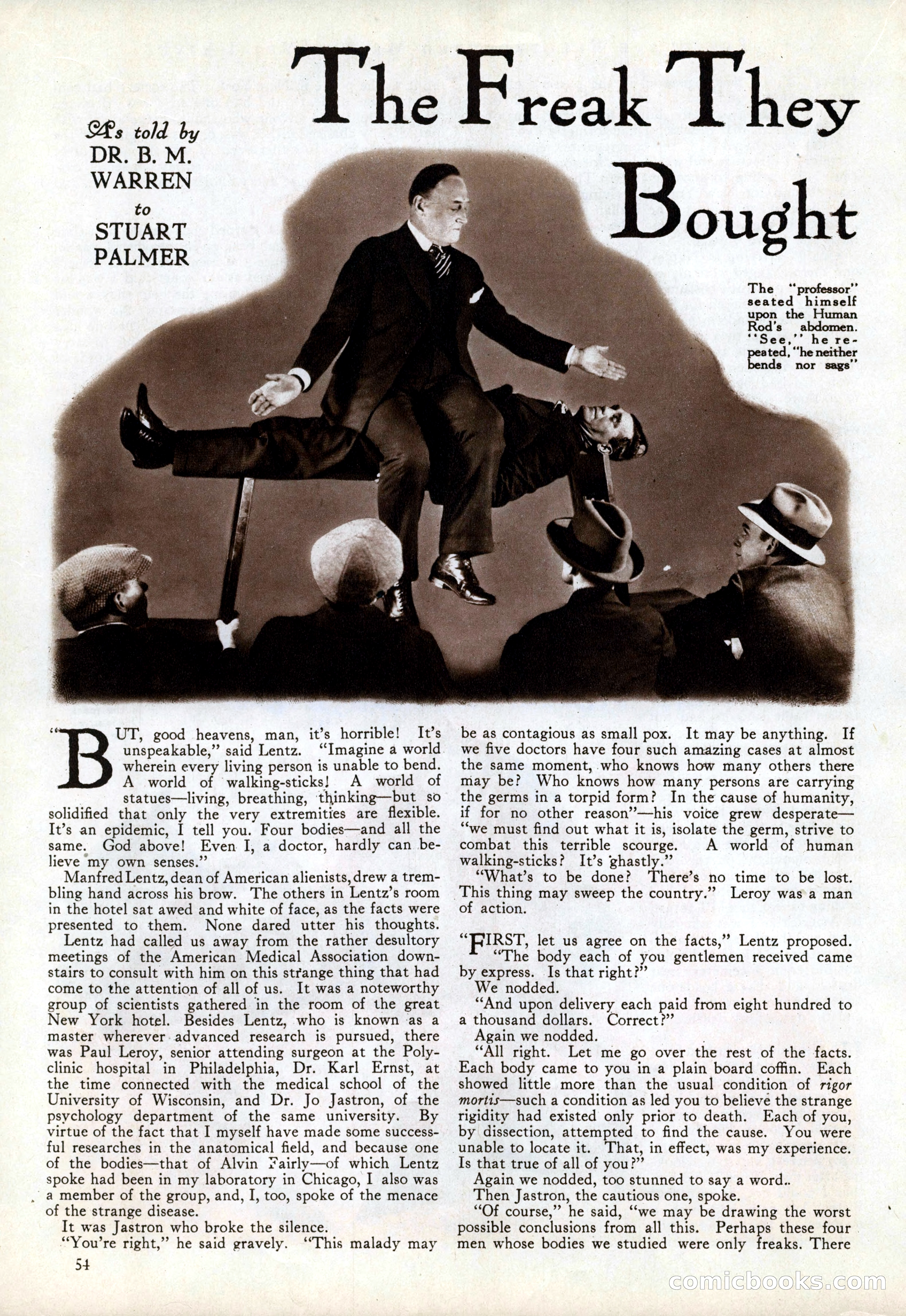 True Strange Stories, March 1929 — page 56 of 100