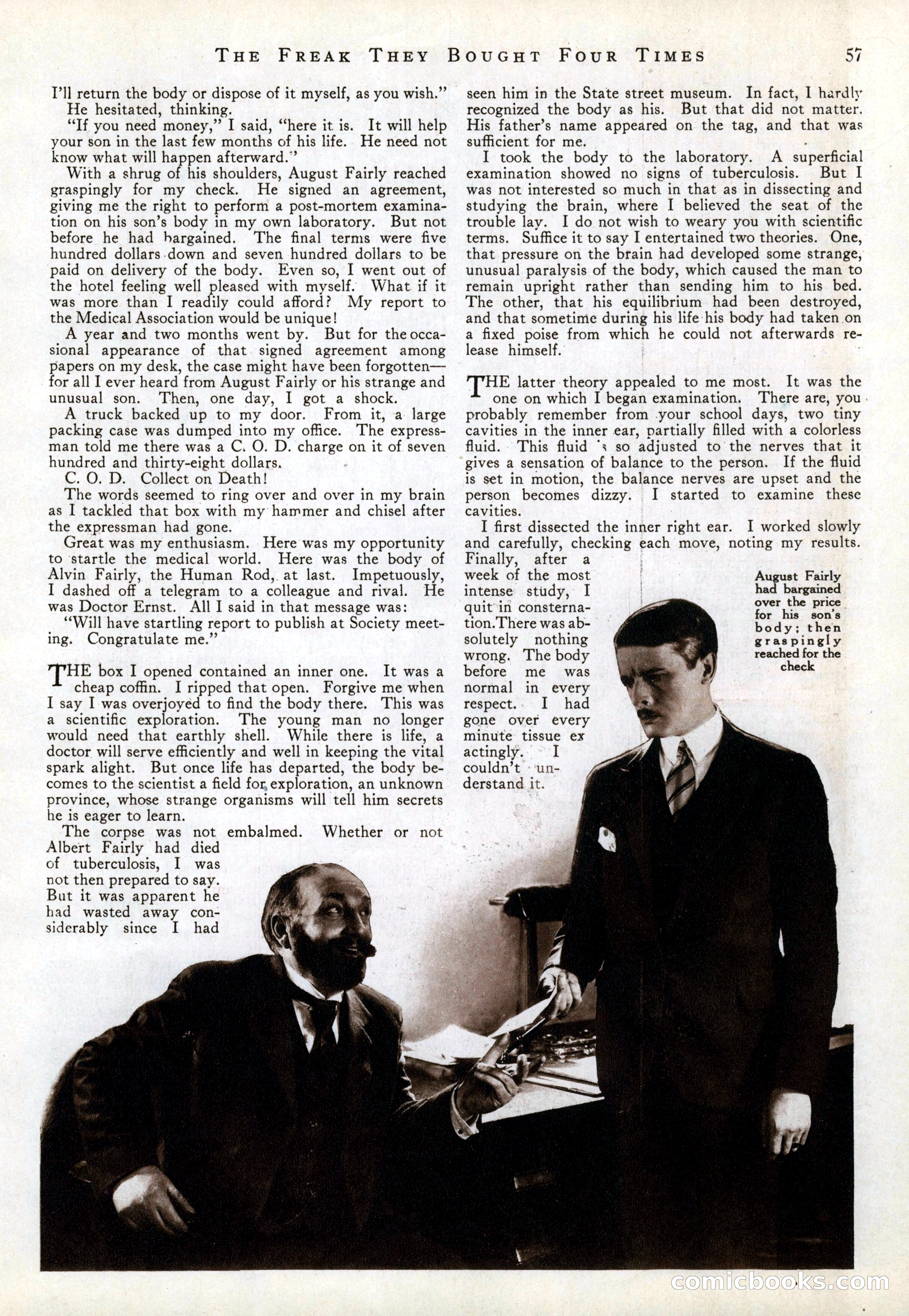 True Strange Stories, March 1929 — page 59 of 100