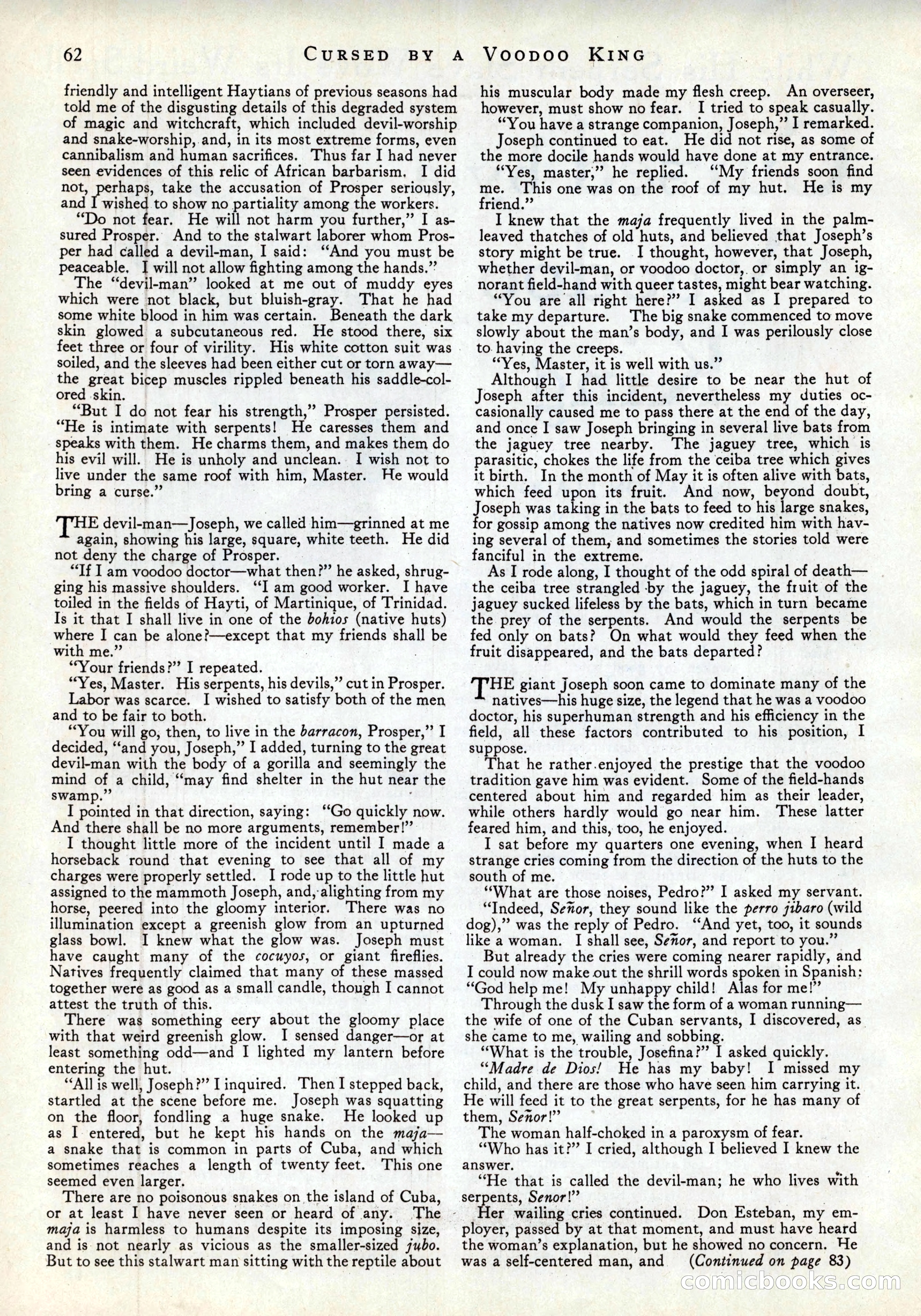 True Strange Stories, March 1929 — page 64 of 100