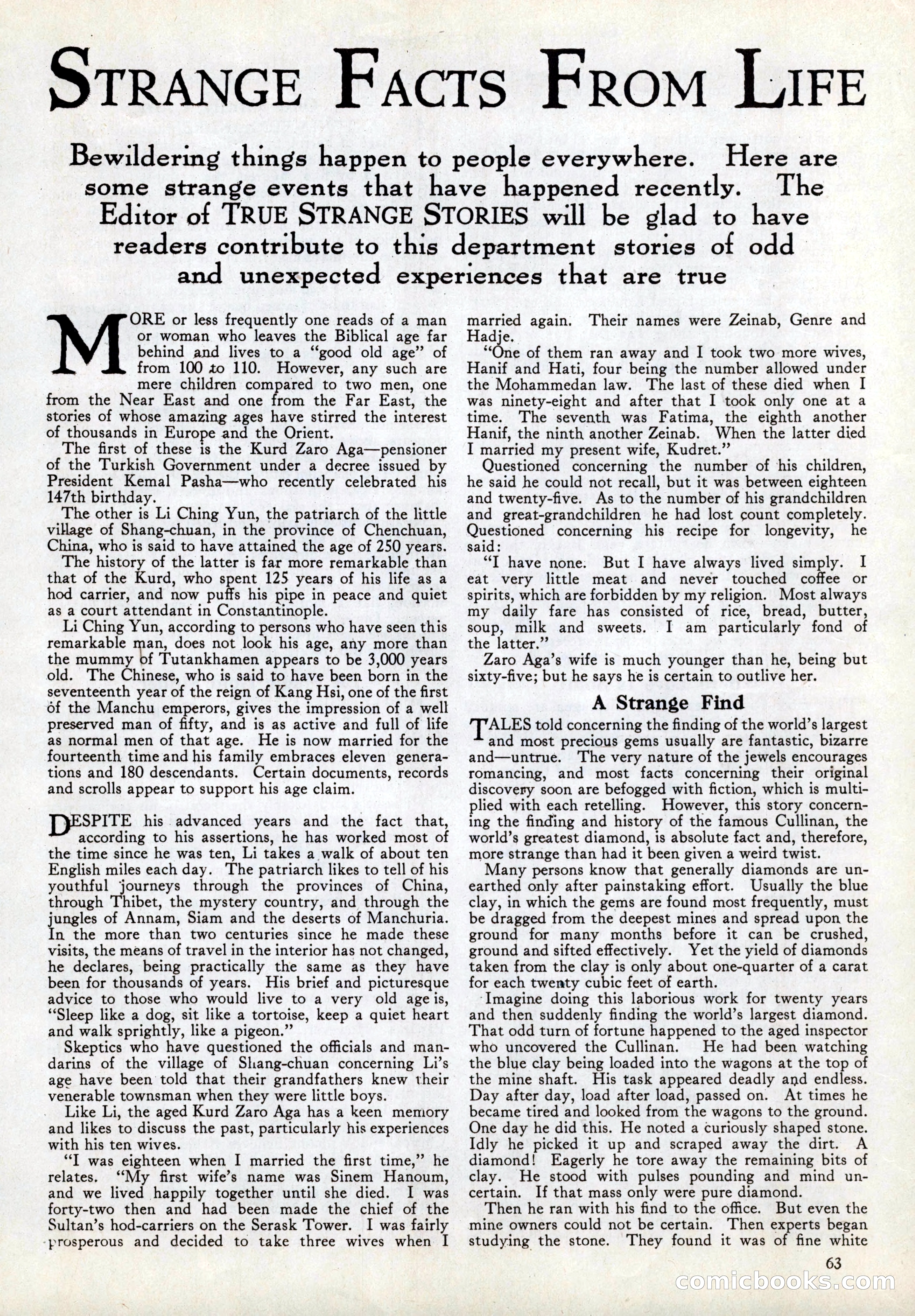 True Strange Stories, March 1929 — page 65 of 100