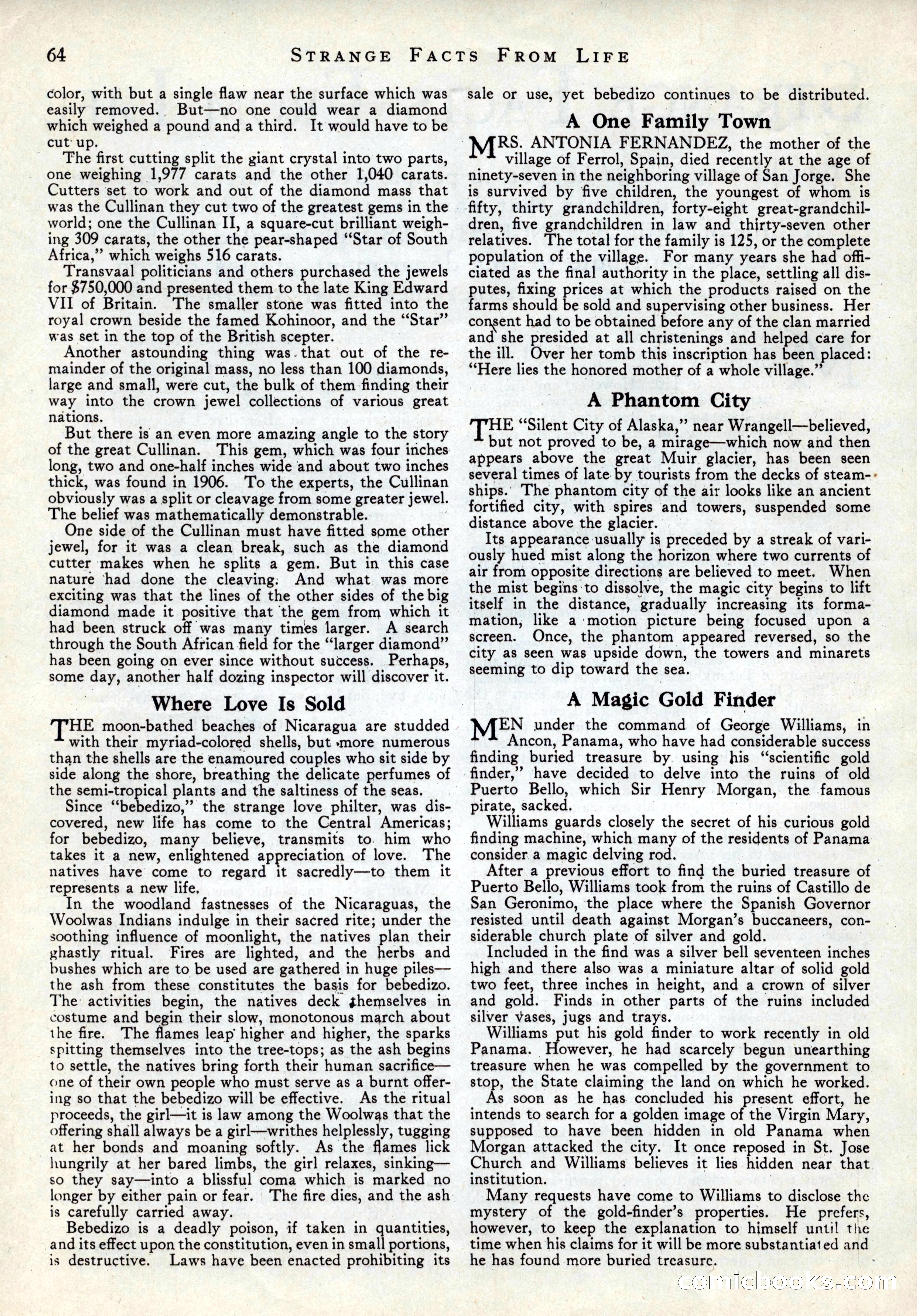 True Strange Stories, March 1929 — page 66 of 100