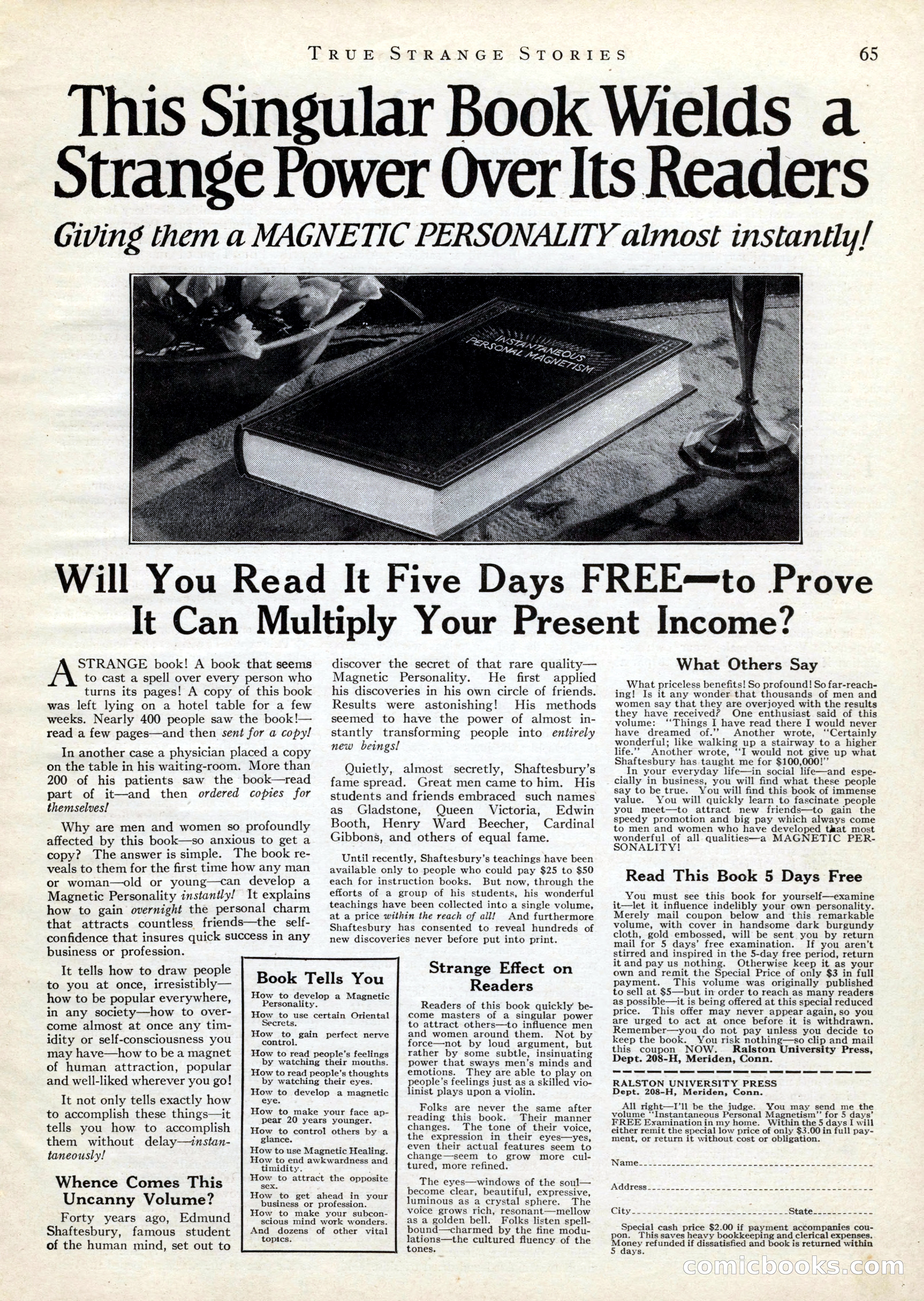 True Strange Stories, March 1929 — page 67 of 100