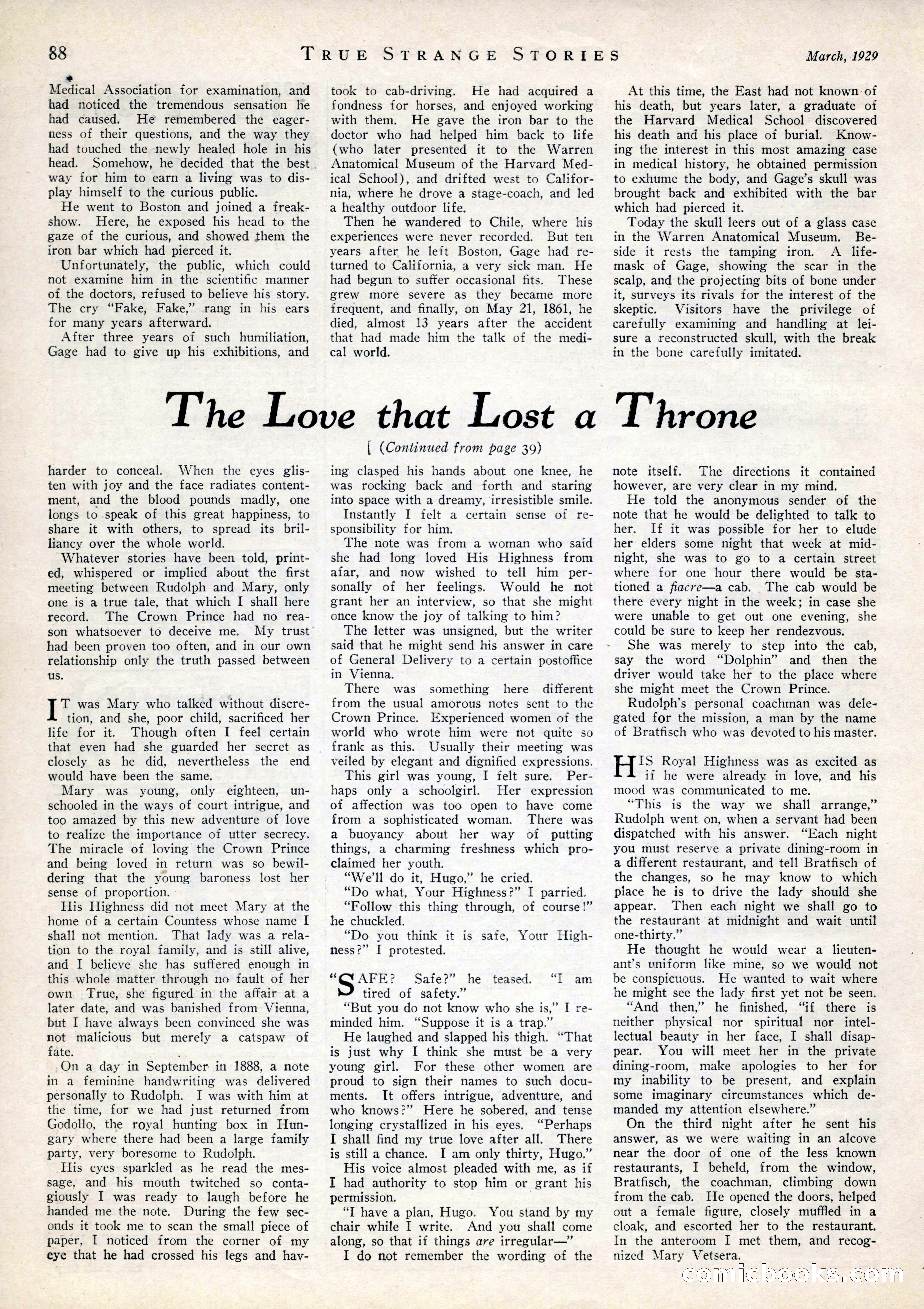 True Strange Stories, March 1929 — page 90 of 100