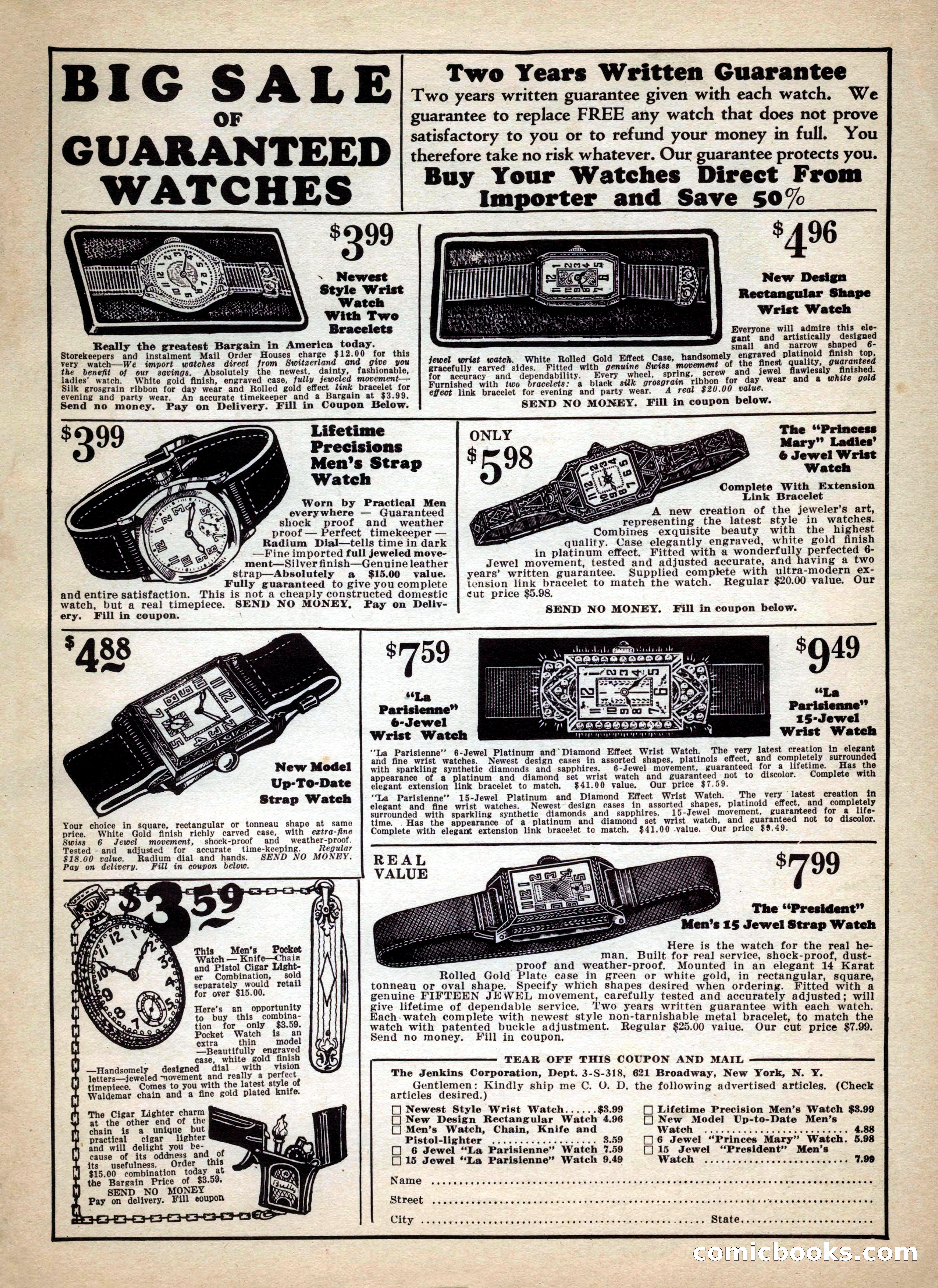 True Strange Stories, March 1929 — page 99 of 100