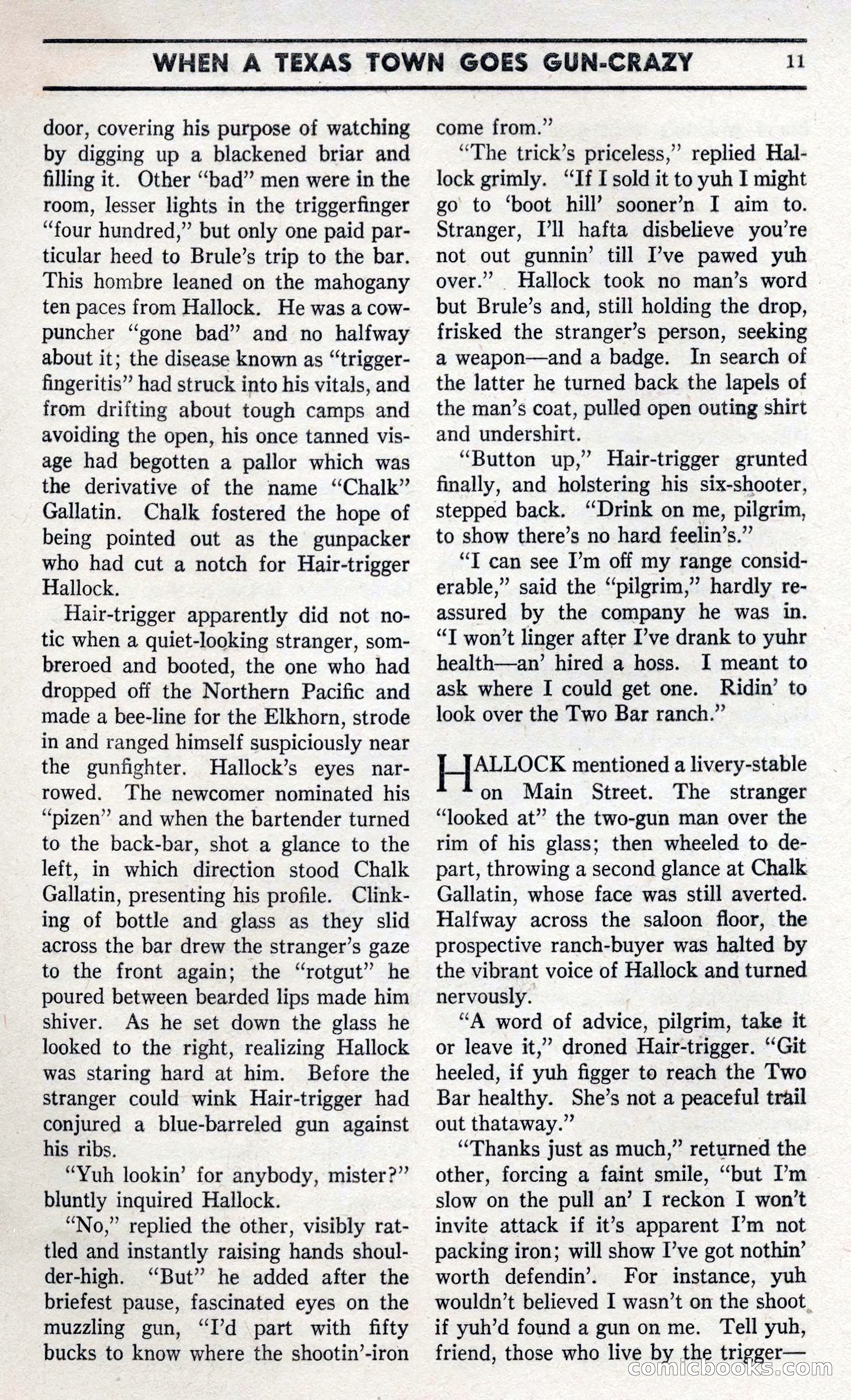 Two-Gun Western Novels Magazine — page 10 of 116