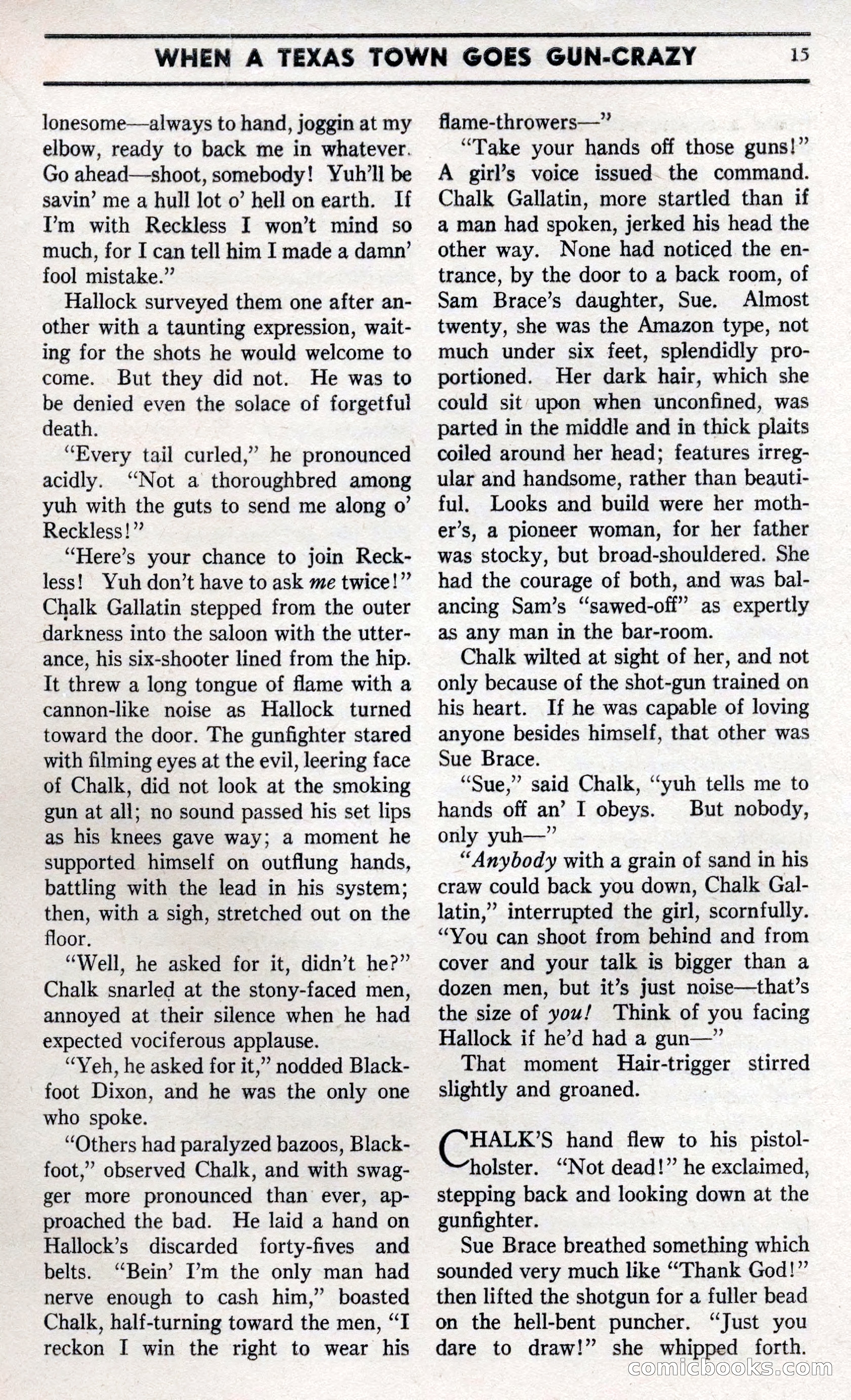 Two-Gun Western Novels Magazine — page 14 of 116