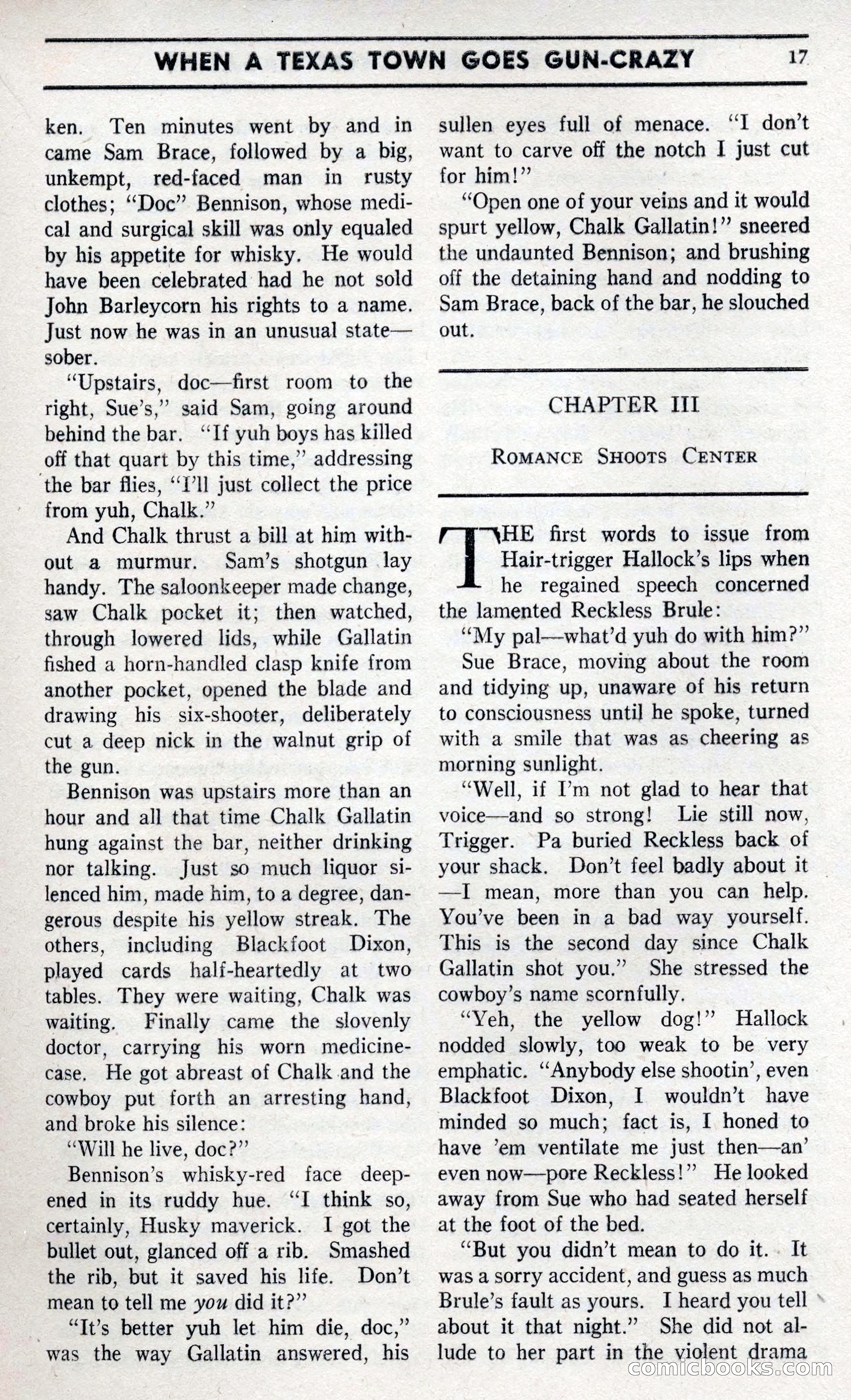 Two-Gun Western Novels Magazine — page 16 of 116
