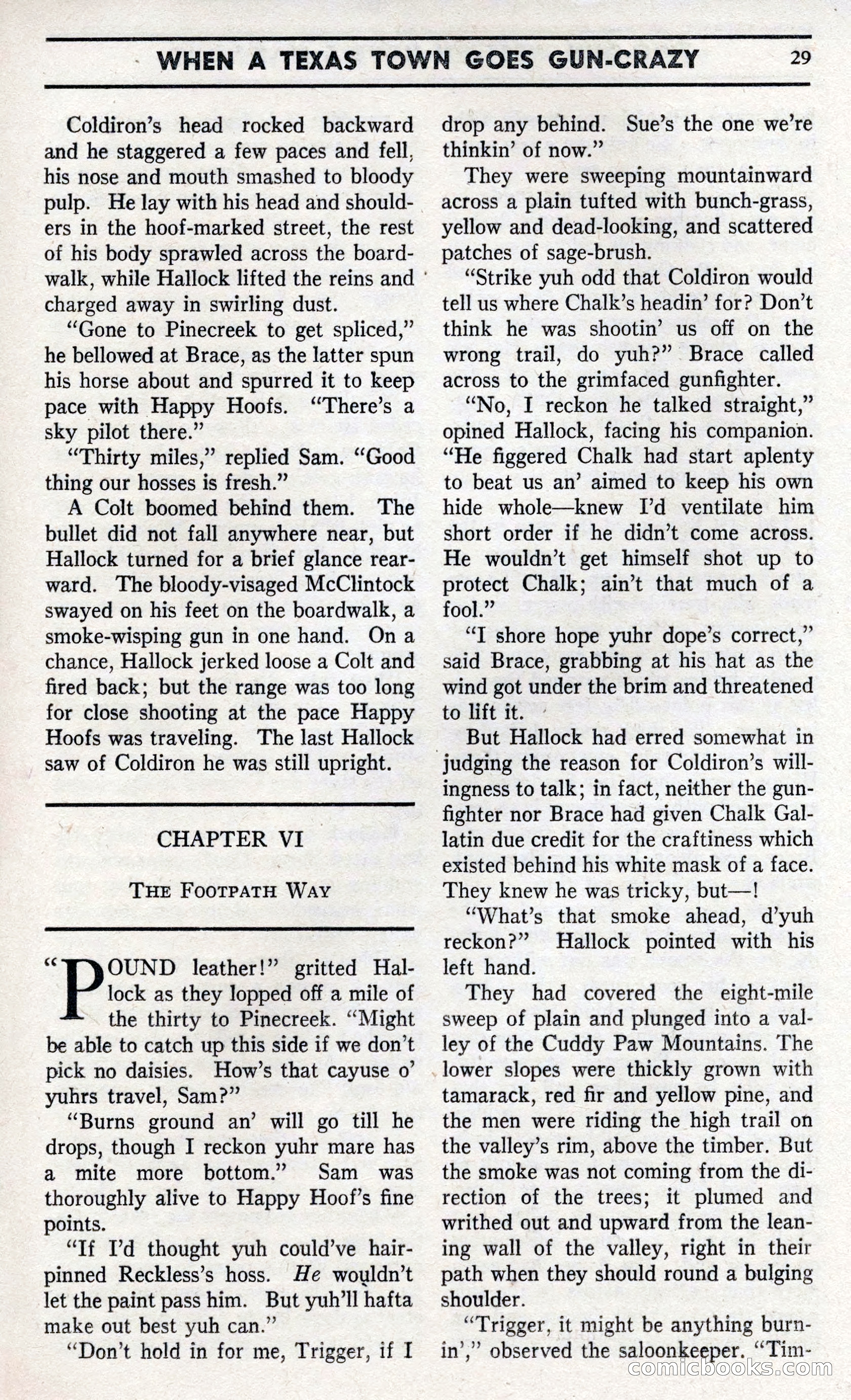Two-Gun Western Novels Magazine — page 28 of 116