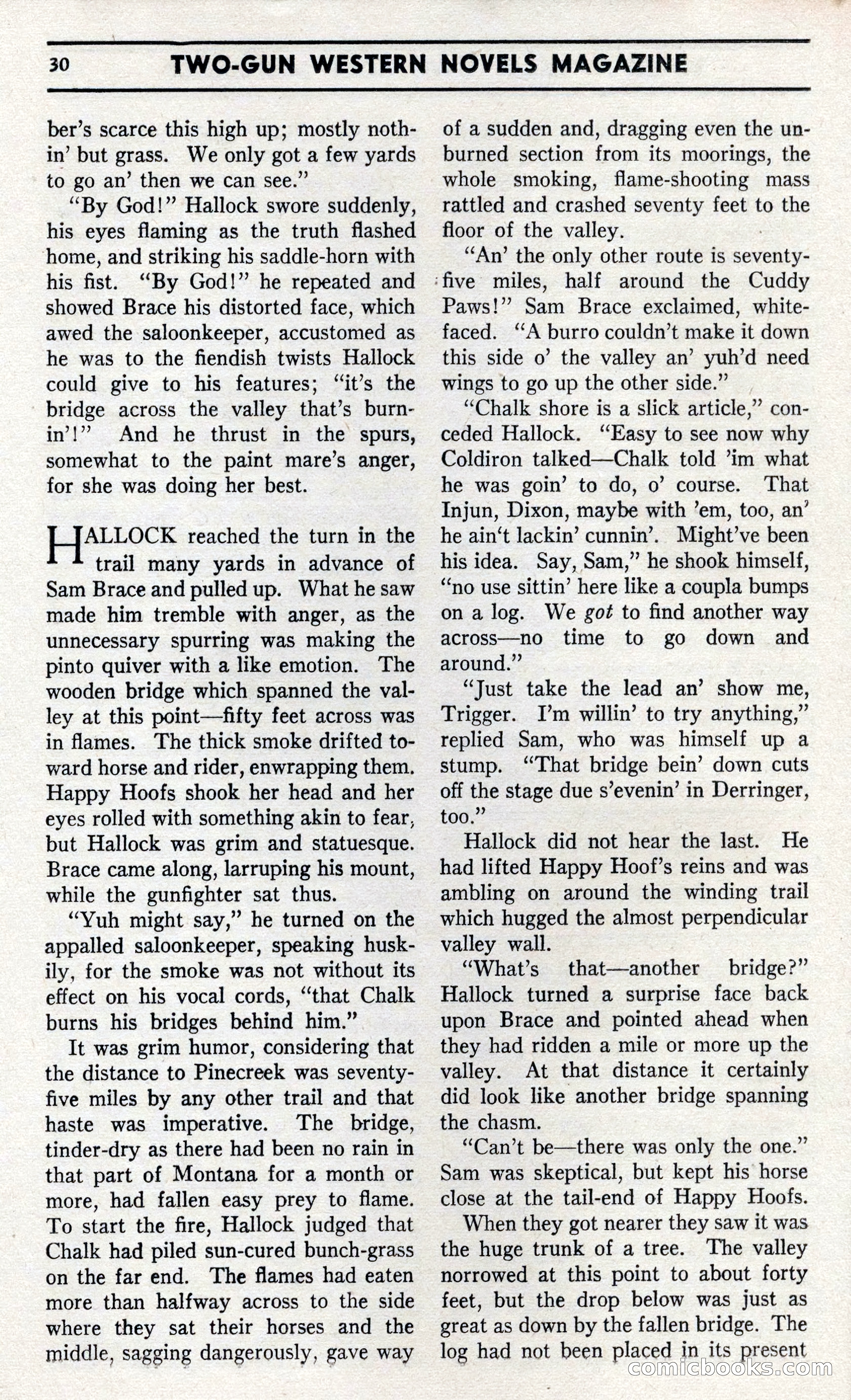 Two-Gun Western Novels Magazine — page 29 of 116